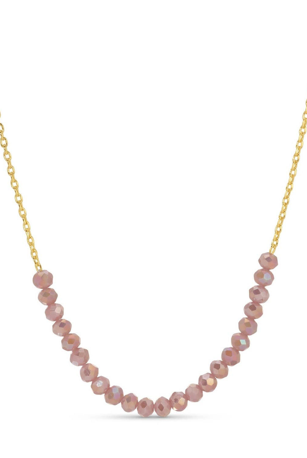 Shop Delicate Crystal Accented Necklace | 3 Colors-Lavender at Ruby Joy Boutique, a Women's Clothing Store in Pickerington, Ohio