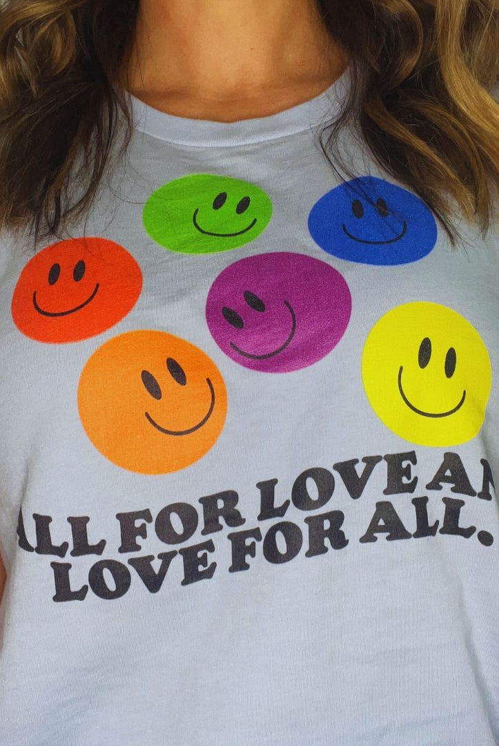 Shop All for Love Classic Tee- at Ruby Joy Boutique, a Women's Clothing Store in Pickerington, Ohio