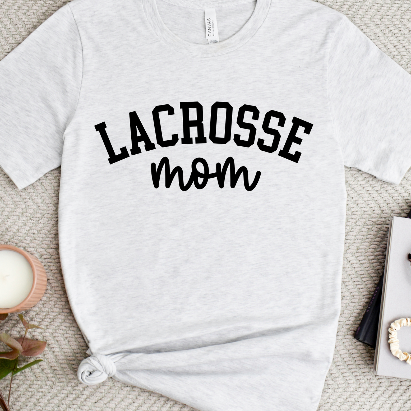 Shop 256 Lacrosse Custom Text Graphic Tee-Small at Ruby Joy Boutique, a Women's Clothing Store in Pickerington, Ohio
