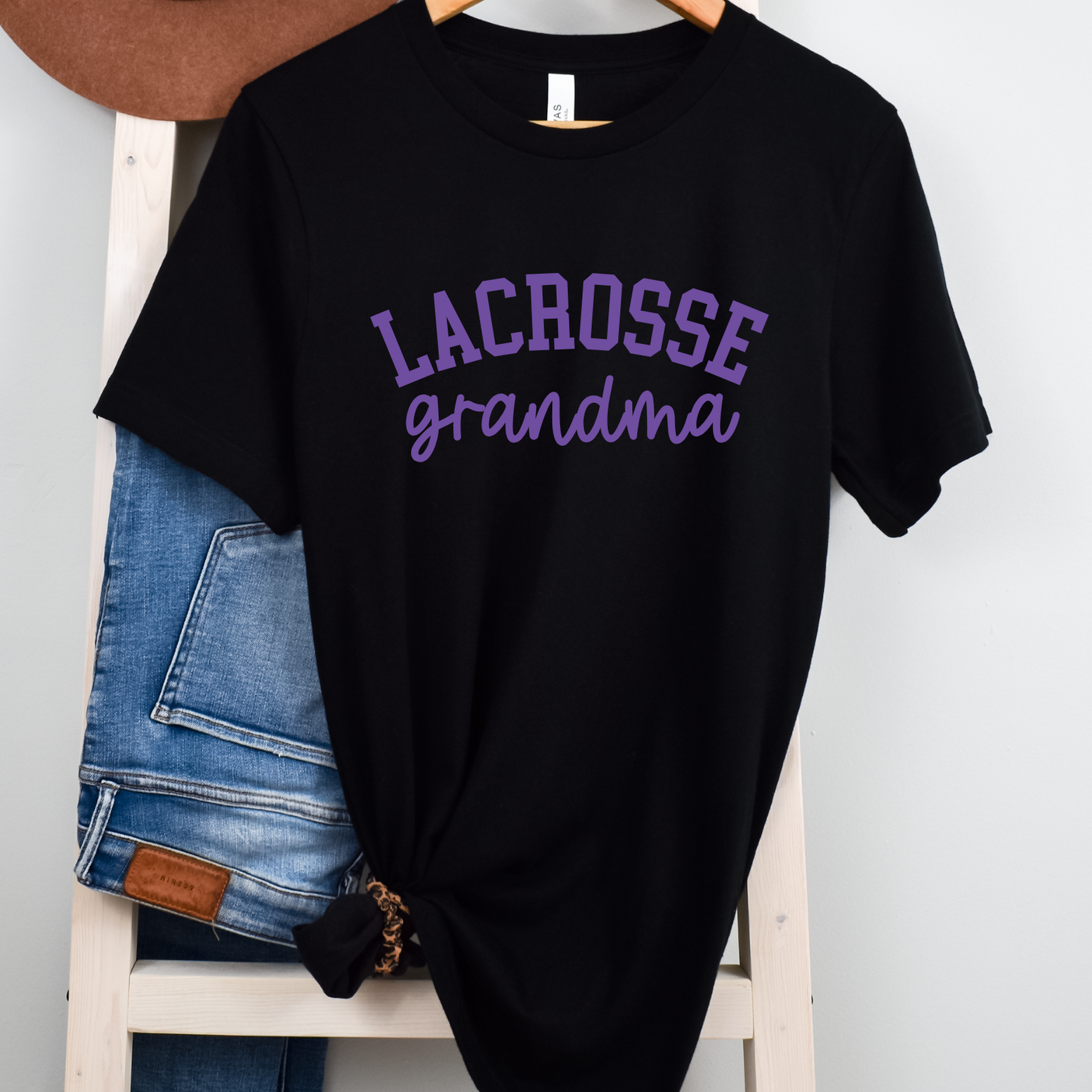 Shop 256 Lacrosse Custom Text Graphic Tee-Small at Ruby Joy Boutique, a Women's Clothing Store in Pickerington, Ohio