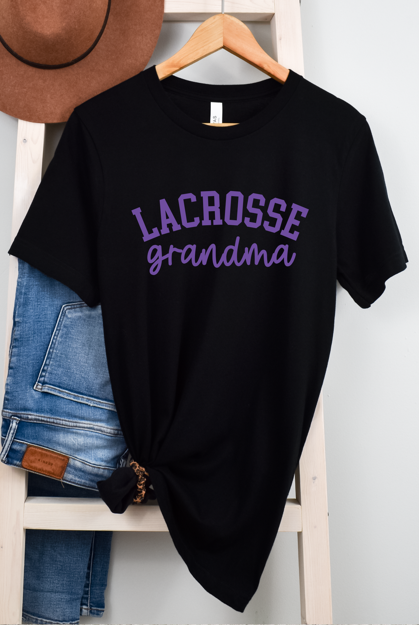 Shop 256 Lacrosse Custom Text Graphic Tee-Small at Ruby Joy Boutique, a Women's Clothing Store in Pickerington, Ohio