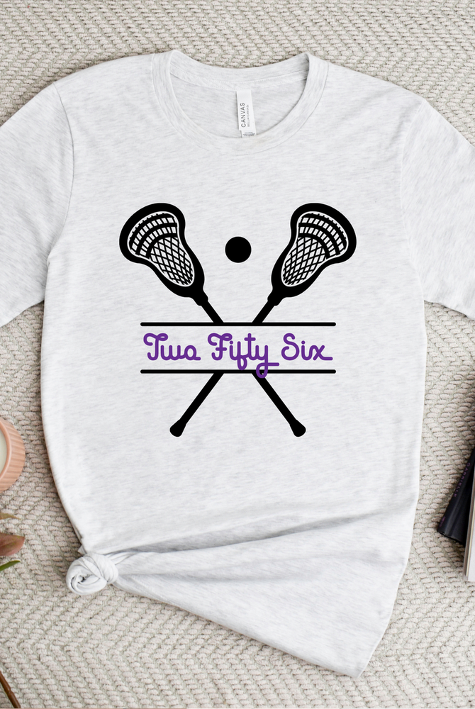 Shop 256 Lacrosse Sticks Graphic Tee-Small at Ruby Joy Boutique, a Women's Clothing Store in Pickerington, Ohio