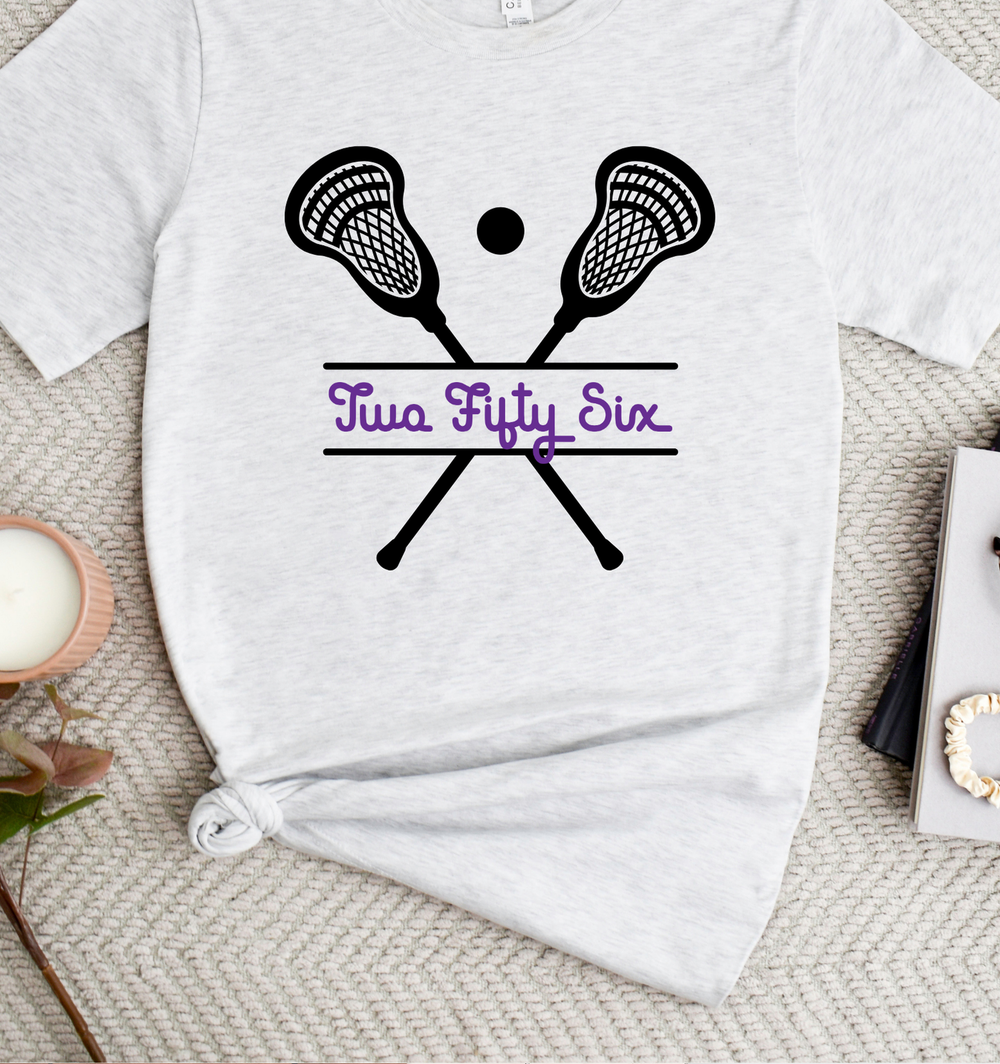 Shop 256 Lacrosse Sticks Graphic Tee-Small at Ruby Joy Boutique, a Women's Clothing Store in Pickerington, Ohio