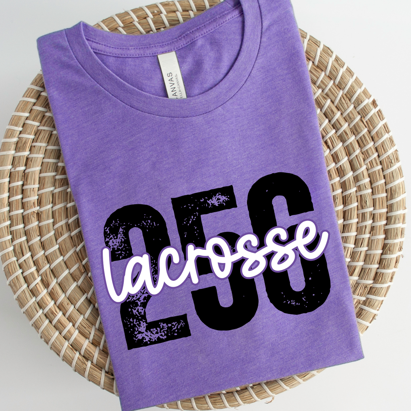 Shop 256 Lacrosse Playful Script Graphic Tee-Small at Ruby Joy Boutique, a Women's Clothing Store in Pickerington, Ohio