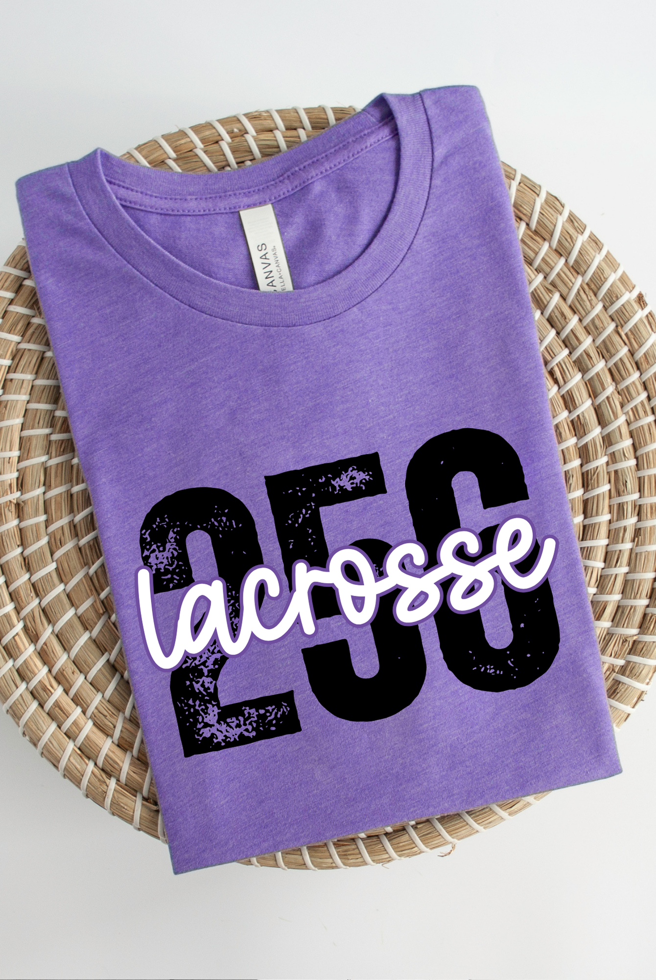 Shop 256 Lacrosse Playful Script Graphic Tee-Small at Ruby Joy Boutique, a Women's Clothing Store in Pickerington, Ohio