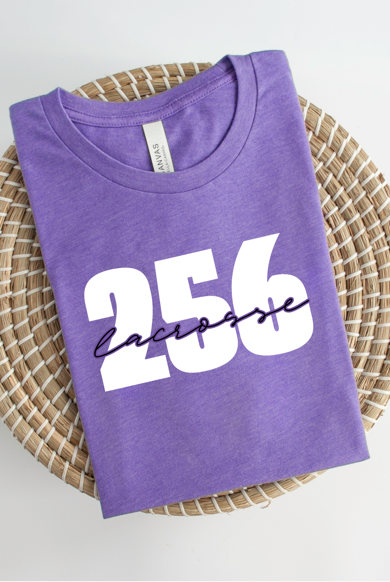 Shop 256 Lacrosse Script Graphic Tee-Small at Ruby Joy Boutique, a Women's Clothing Store in Pickerington, Ohio