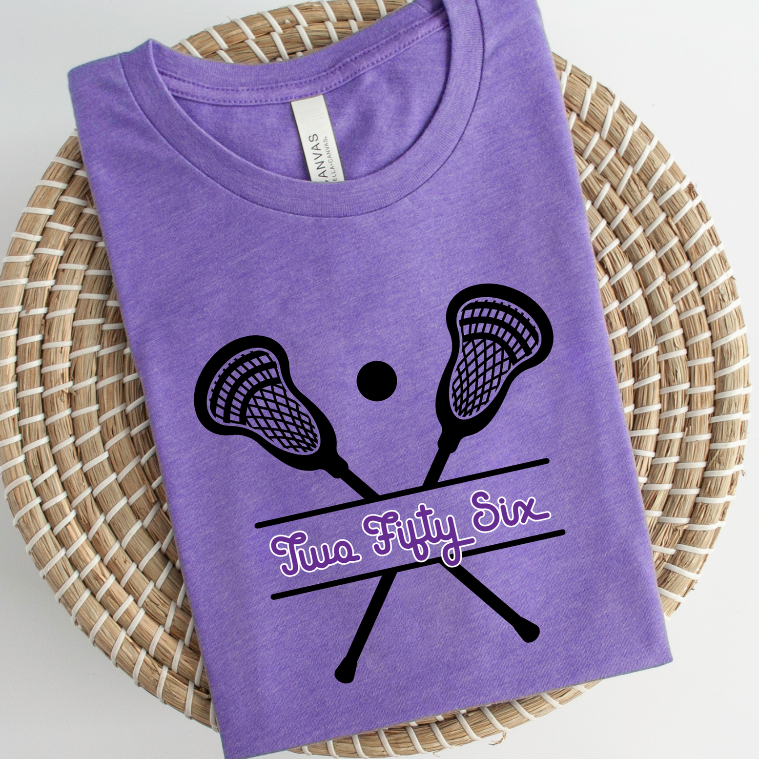 Shop 256 Lacrosse Sticks Graphic Tee-Small at Ruby Joy Boutique, a Women's Clothing Store in Pickerington, Ohio