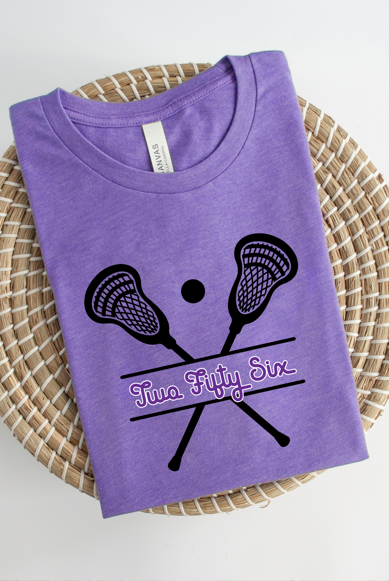 Shop 256 Lacrosse Sticks Graphic Tee-Small at Ruby Joy Boutique, a Women's Clothing Store in Pickerington, Ohio