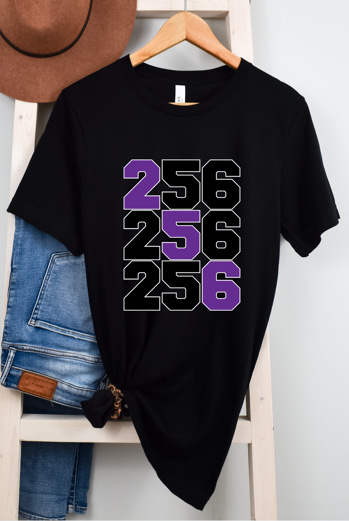 Shop 256 Triple Block Graphic Tee-Small at Ruby Joy Boutique, a Women's Clothing Store in Pickerington, Ohio