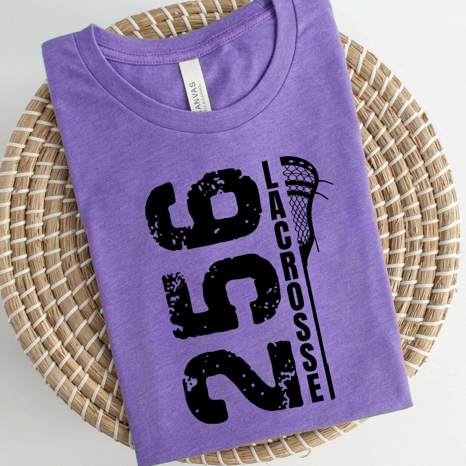 Shop 256 Vertical Lacrosse Stick Graphic Tee-Small at Ruby Joy Boutique, a Women's Clothing Store in Pickerington, Ohio