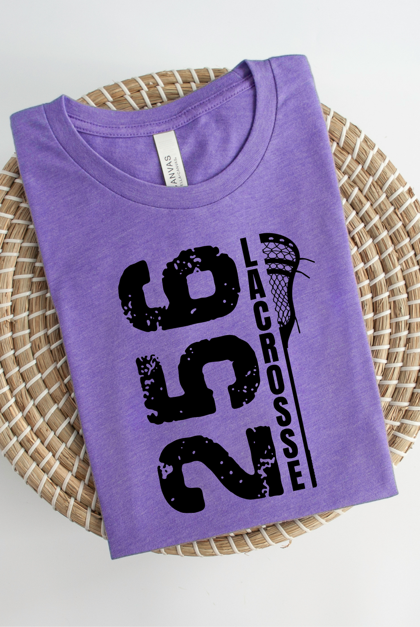 Shop 256 Vertical Lacrosse Stick Graphic Tee-Small at Ruby Joy Boutique, a Women's Clothing Store in Pickerington, Ohio