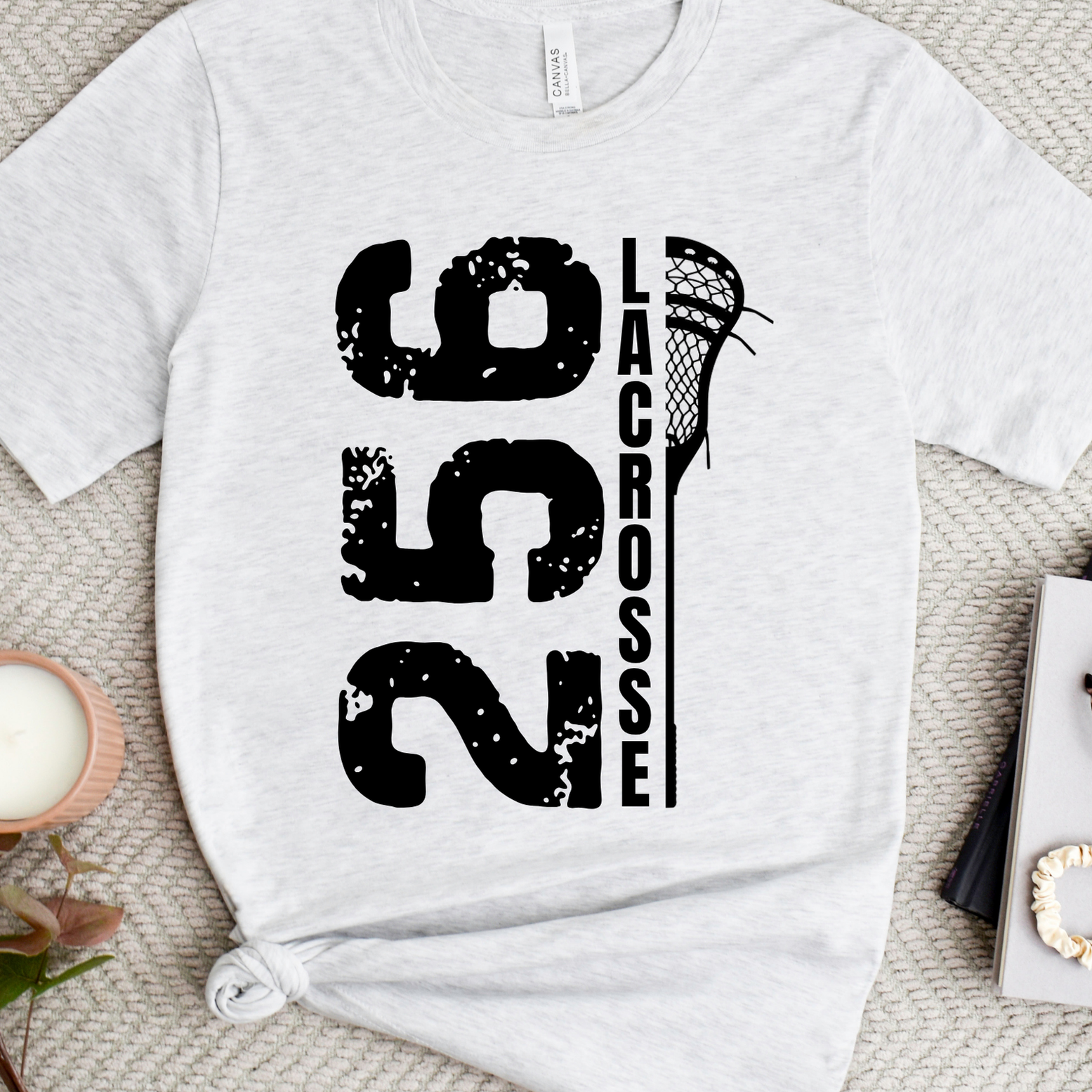 Shop 256 Vertical Lacrosse Stick Graphic Tee-Small at Ruby Joy Boutique, a Women's Clothing Store in Pickerington, Ohio