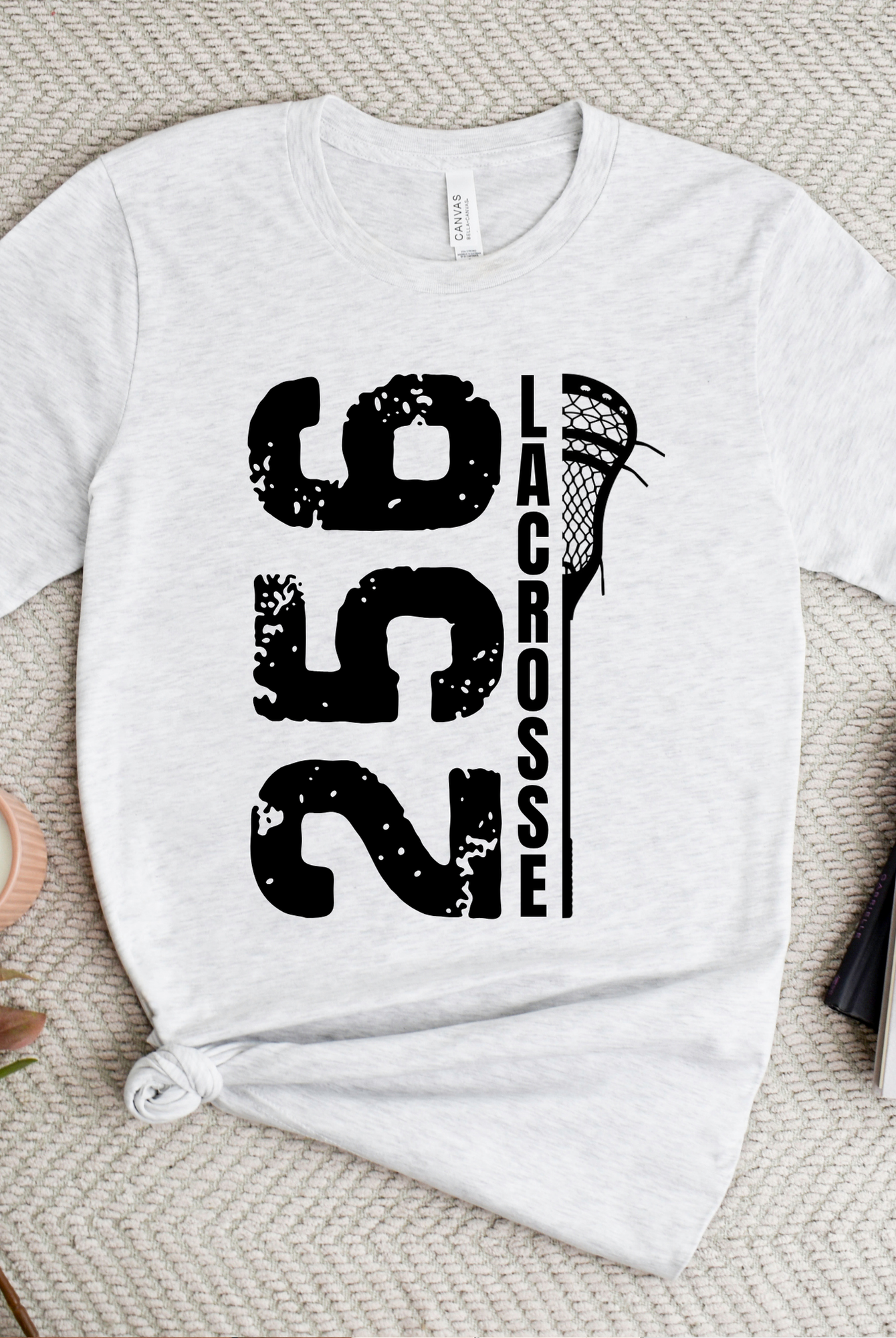 Shop 256 Vertical Lacrosse Stick Graphic Tee-Small at Ruby Joy Boutique, a Women's Clothing Store in Pickerington, Ohio