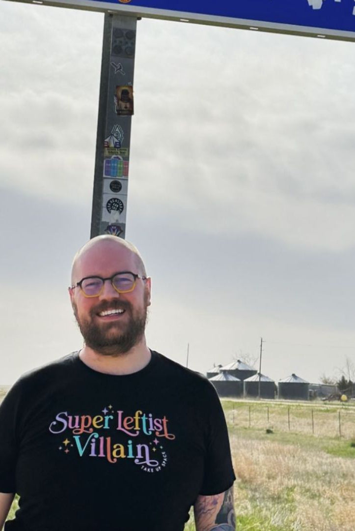 Shop Super Leftist Villain Classic Tee- at Ruby Joy Boutique, a Women's Clothing Store in Pickerington, Ohio