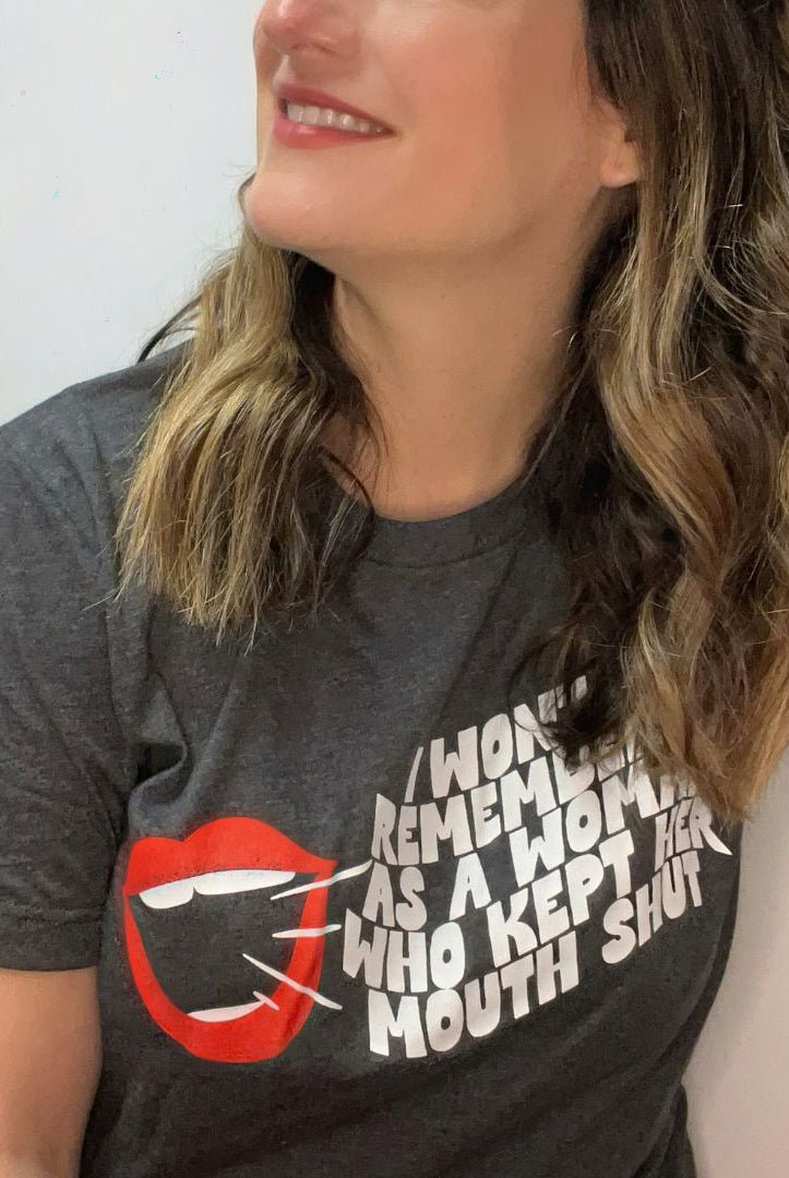 Shop Won't Be Remembered Classic Tee- at Ruby Joy Boutique, a Women's Clothing Store in Pickerington, Ohio
