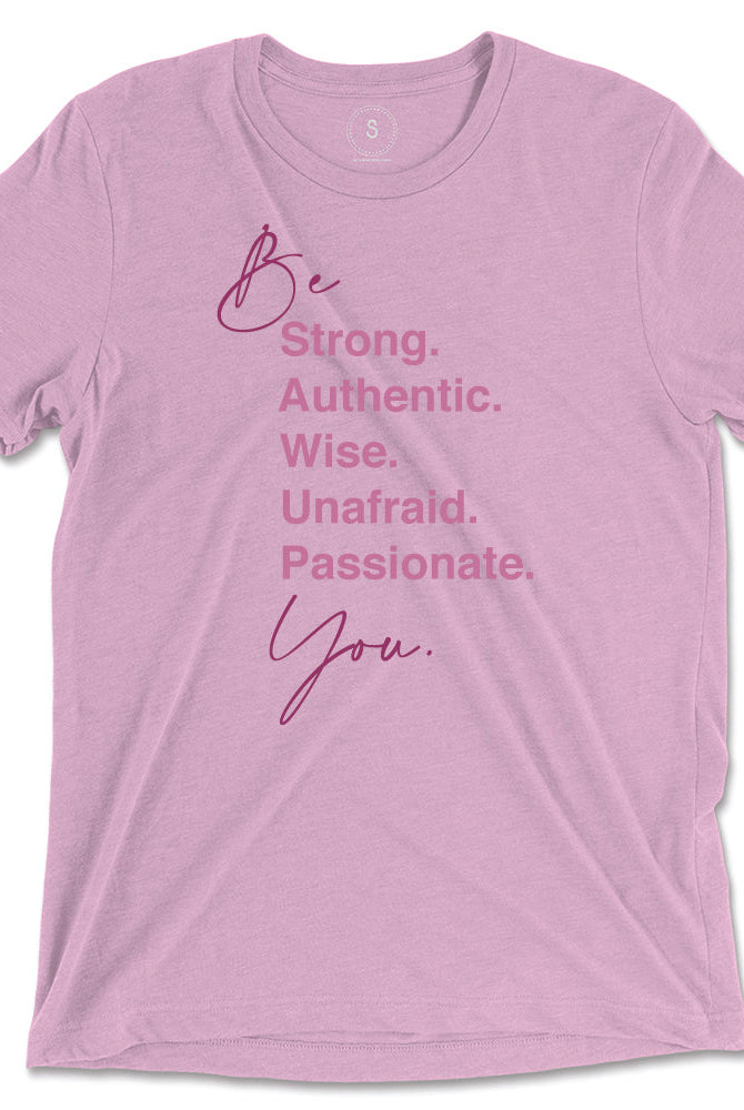 Shop Be You Classic Tee-Lilac at Ruby Joy Boutique, a Women's Clothing Store in Pickerington, Ohio