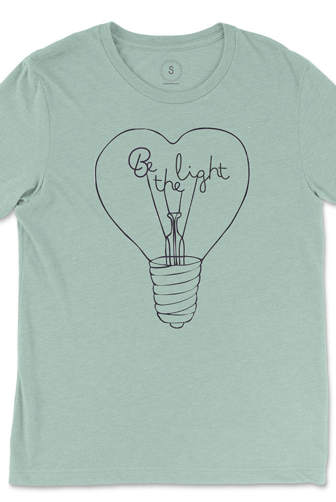 Shop Be The Light Classic Tee | Kind Cotton- at Ruby Joy Boutique, a Women's Clothing Store in Pickerington, Ohio