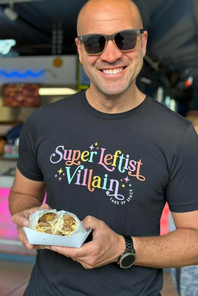 Shop Super Leftist Villain Classic Tee- at Ruby Joy Boutique, a Women's Clothing Store in Pickerington, Ohio