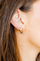 Shop Scarlett Huggie Hoop Earrings - 8mm- at Ruby Joy Boutique, a Women's Clothing Store in Pickerington, Ohio