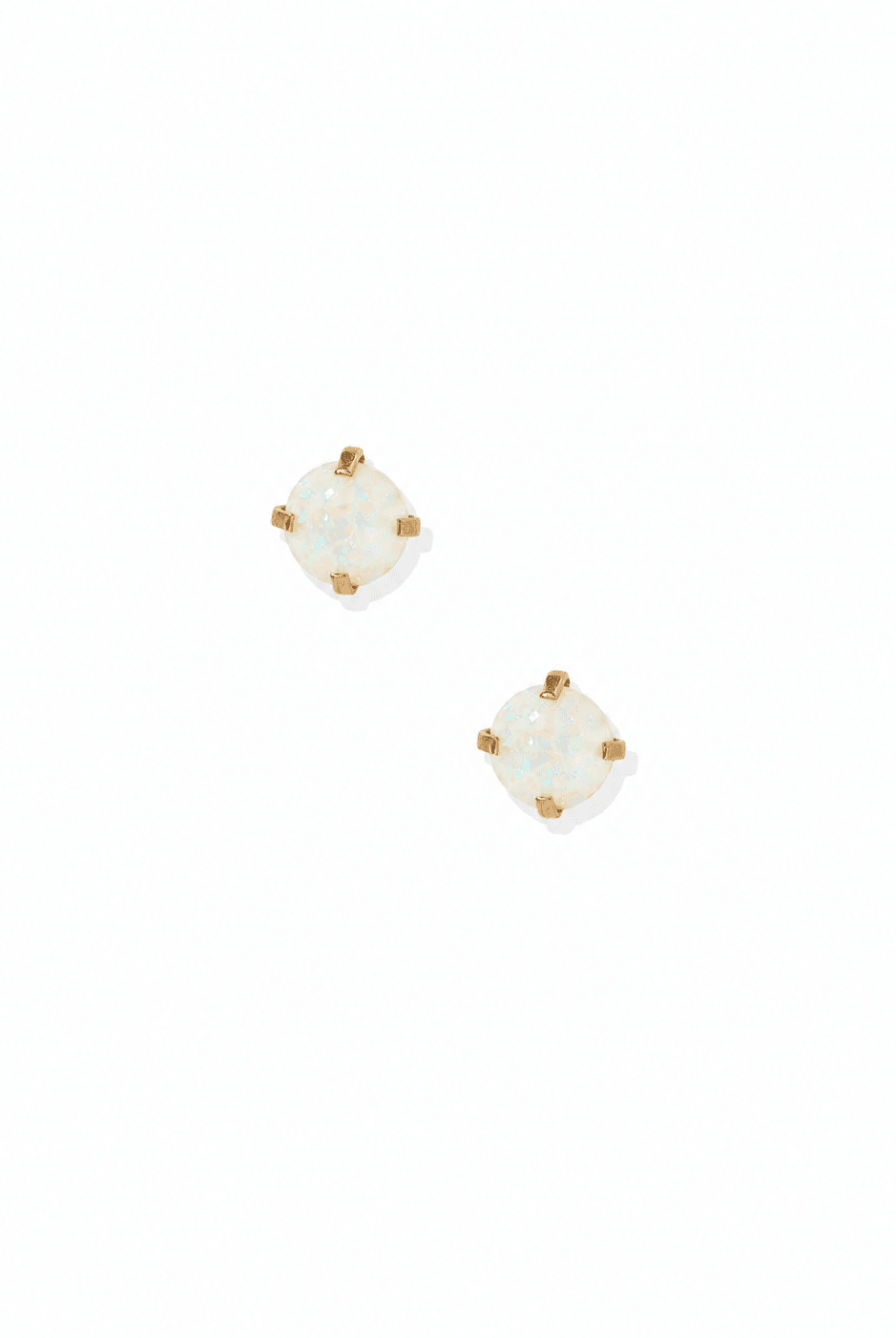 Shop Venus Screwback Stud Earrings - White Opal- at Ruby Joy Boutique, a Women's Clothing Store in Pickerington, Ohio