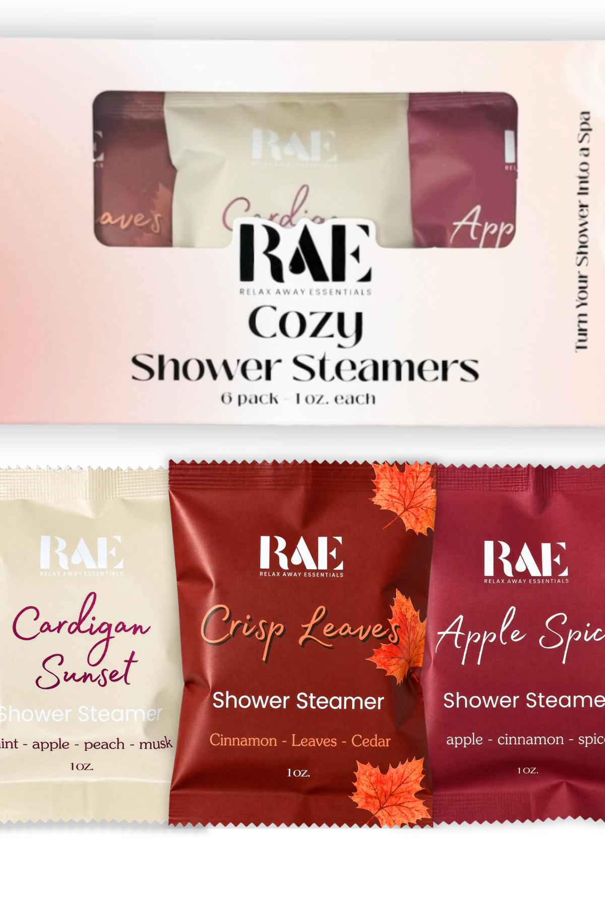 Shop Cozy | Shower Steamers 6 Pack | Made in USA - at Ruby Joy Boutique, a Women's Clothing Store in Pickerington, Ohio