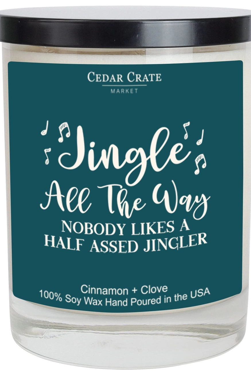 Shop Jingle All The Way | Cinnamon + Clove Soy Candle- at Ruby Joy Boutique, a Women's Clothing Store in Pickerington, Ohio
