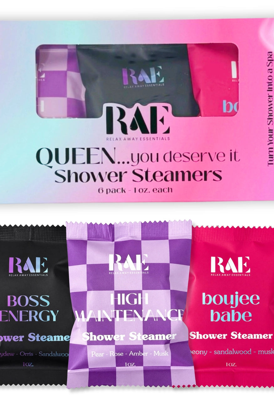 Shop Queen...You Deserve It | Shower Steamer 6-Pack | Made in USA- at Ruby Joy Boutique, a Women's Clothing Store in Pickerington, Ohio