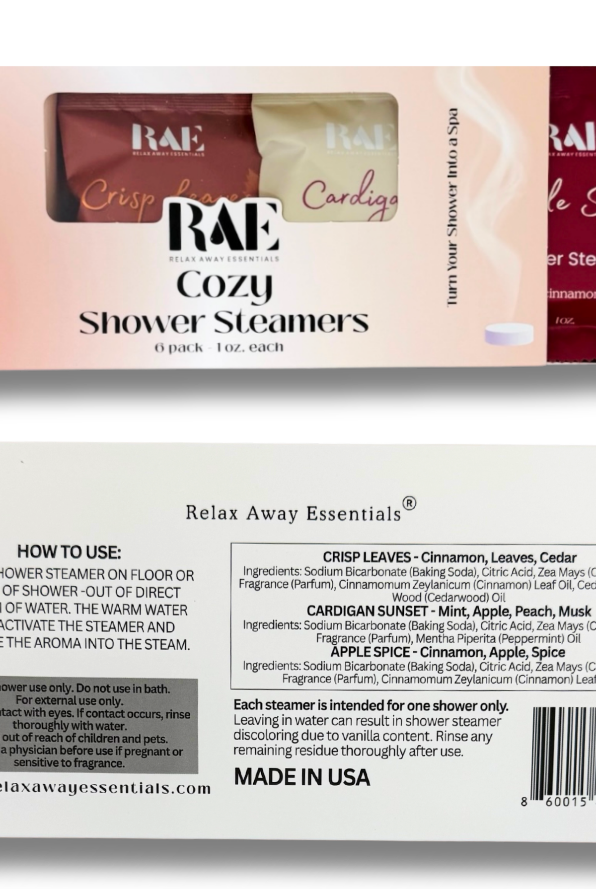 Shop Cozy | Shower Steamers 6 Pack | Made in USA - at Ruby Joy Boutique, a Women's Clothing Store in Pickerington, Ohio