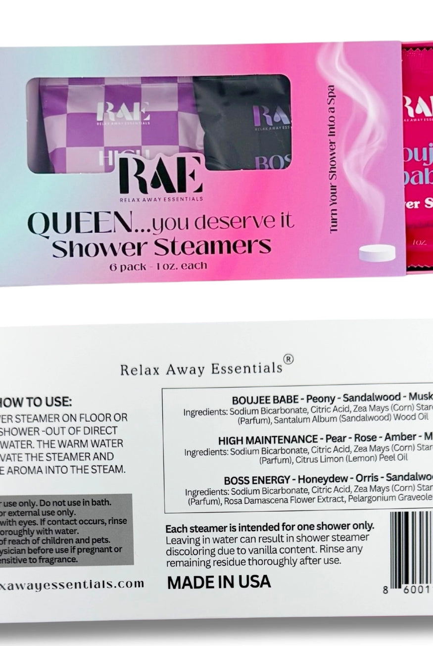 Shop Queen...You Deserve It | Shower Steamer 6-Pack | Made in USA- at Ruby Joy Boutique, a Women's Clothing Store in Pickerington, Ohio