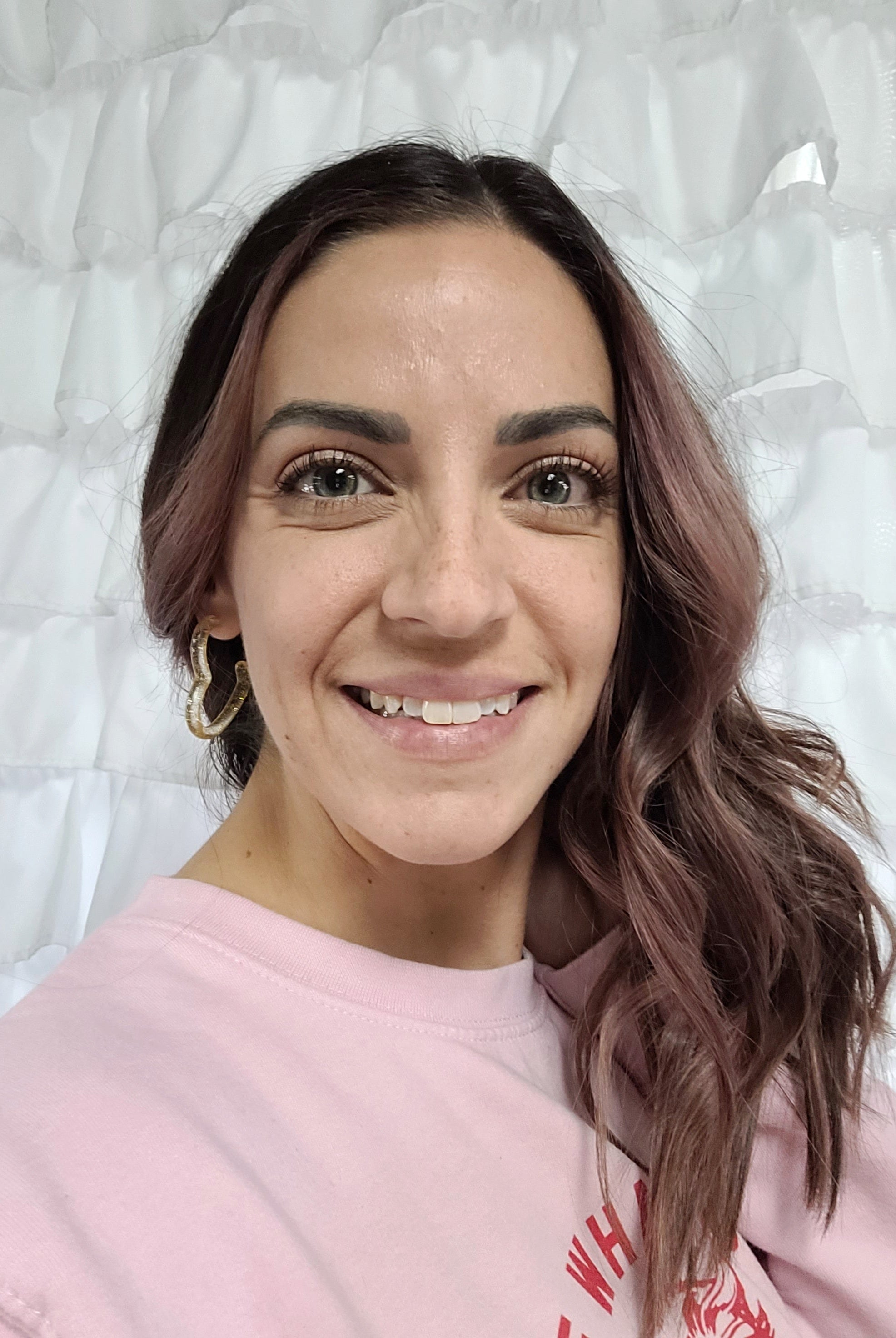 Shop Acrylic Heart Hoops-Earrings at Ruby Joy Boutique, a Women's Clothing Store in Pickerington, Ohio