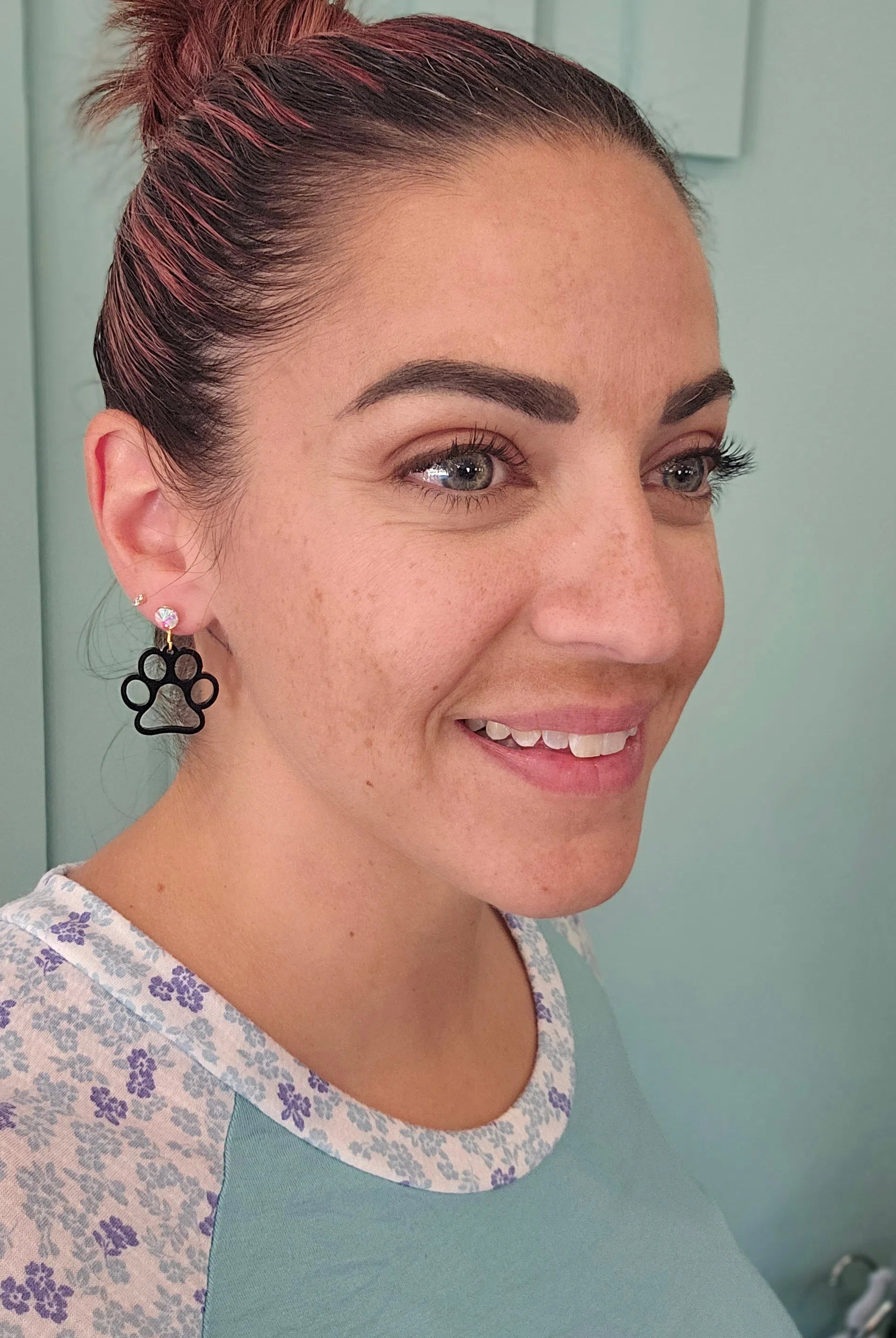 Shop Acrylic Paw Earrings-Earrings at Ruby Joy Boutique, a Women's Clothing Store in Pickerington, Ohio