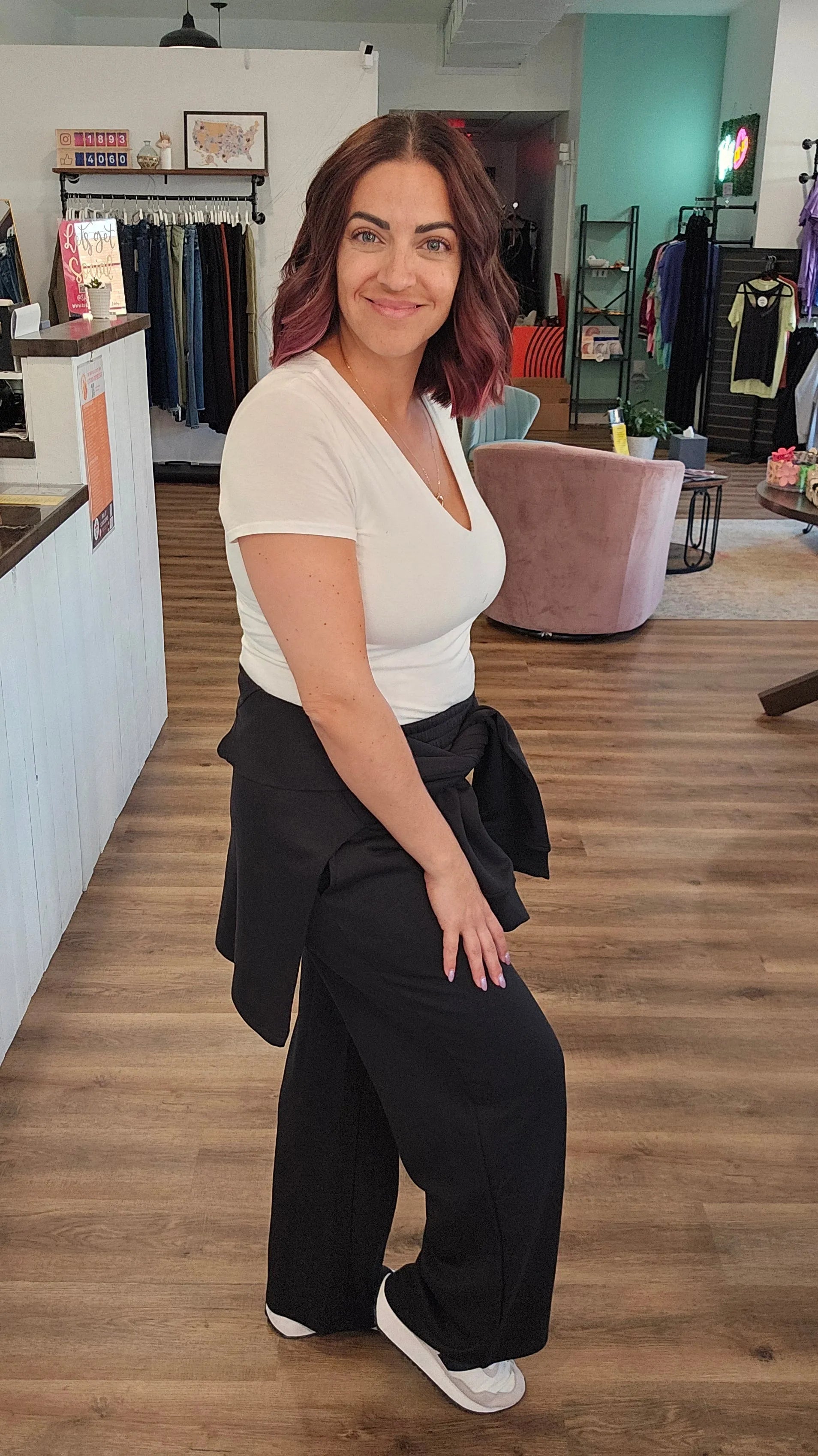 Shop All Day 2 Piece Scuba Set - Black- at Ruby Joy Boutique, a Women's Clothing Store in Pickerington, Ohio