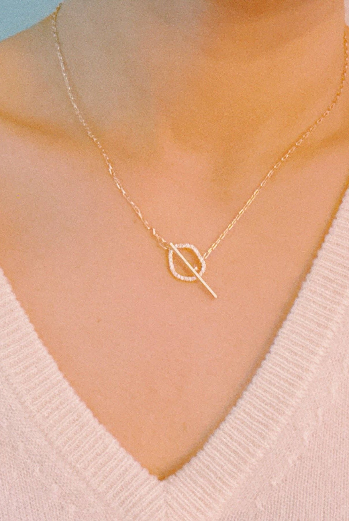 Shop Amelia Dainty Toggle Necklace- at Ruby Joy Boutique, a Women's Clothing Store in Pickerington, Ohio