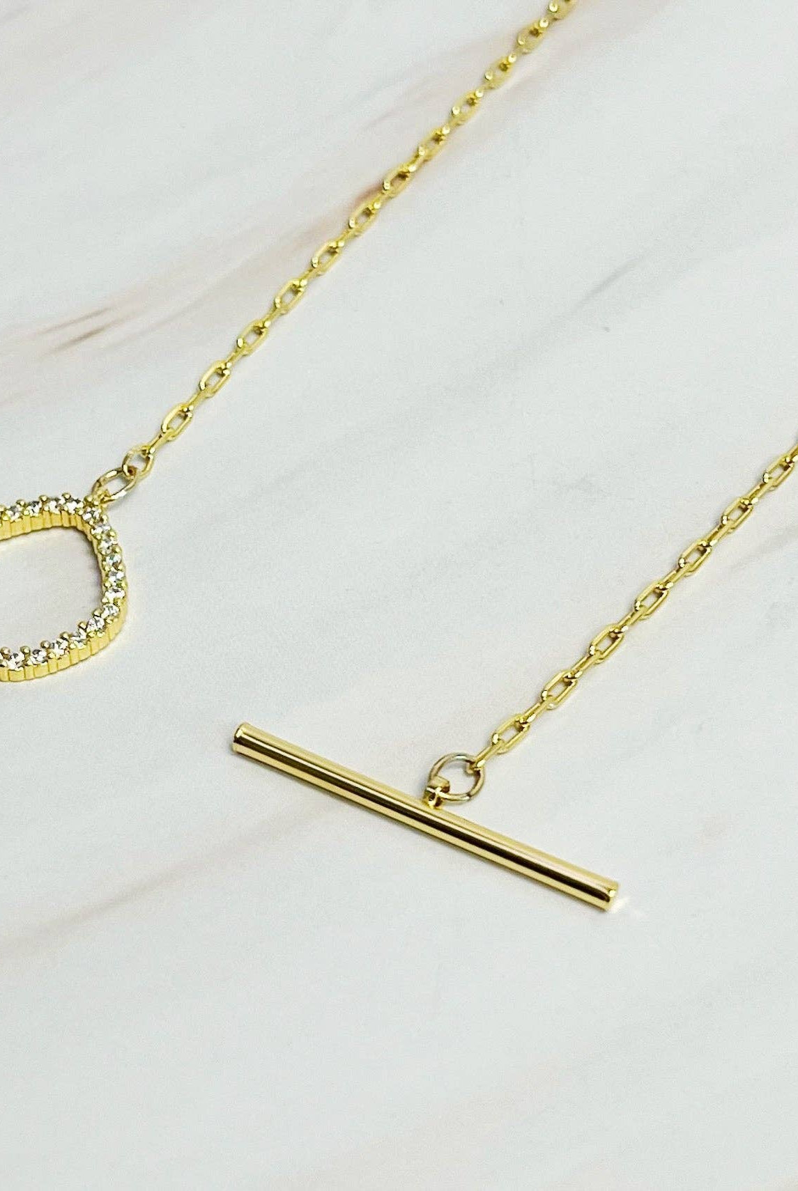 Shop Amelia Dainty Toggle Necklace- at Ruby Joy Boutique, a Women's Clothing Store in Pickerington, Ohio