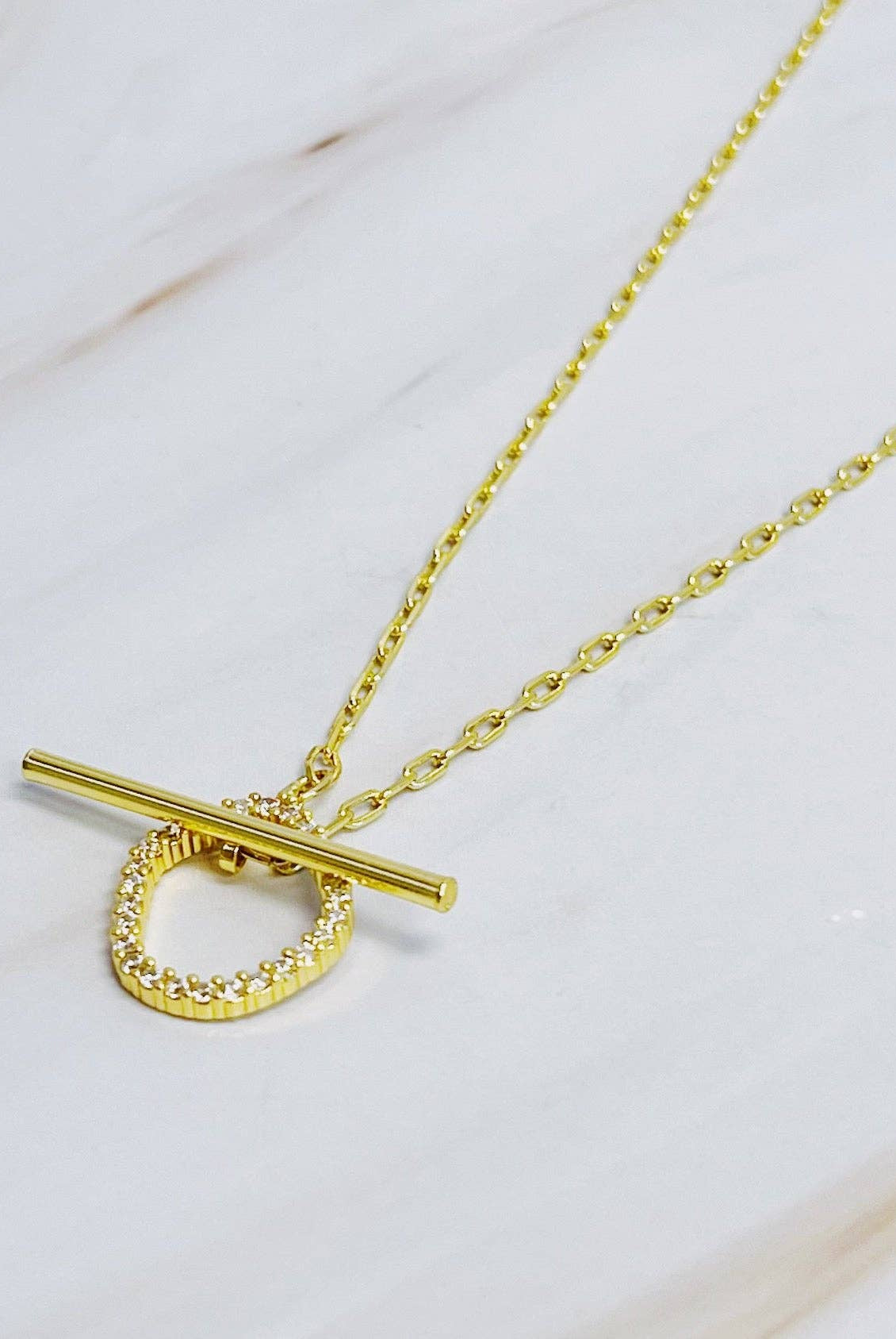 Shop Amelia Dainty Toggle Necklace- at Ruby Joy Boutique, a Women's Clothing Store in Pickerington, Ohio