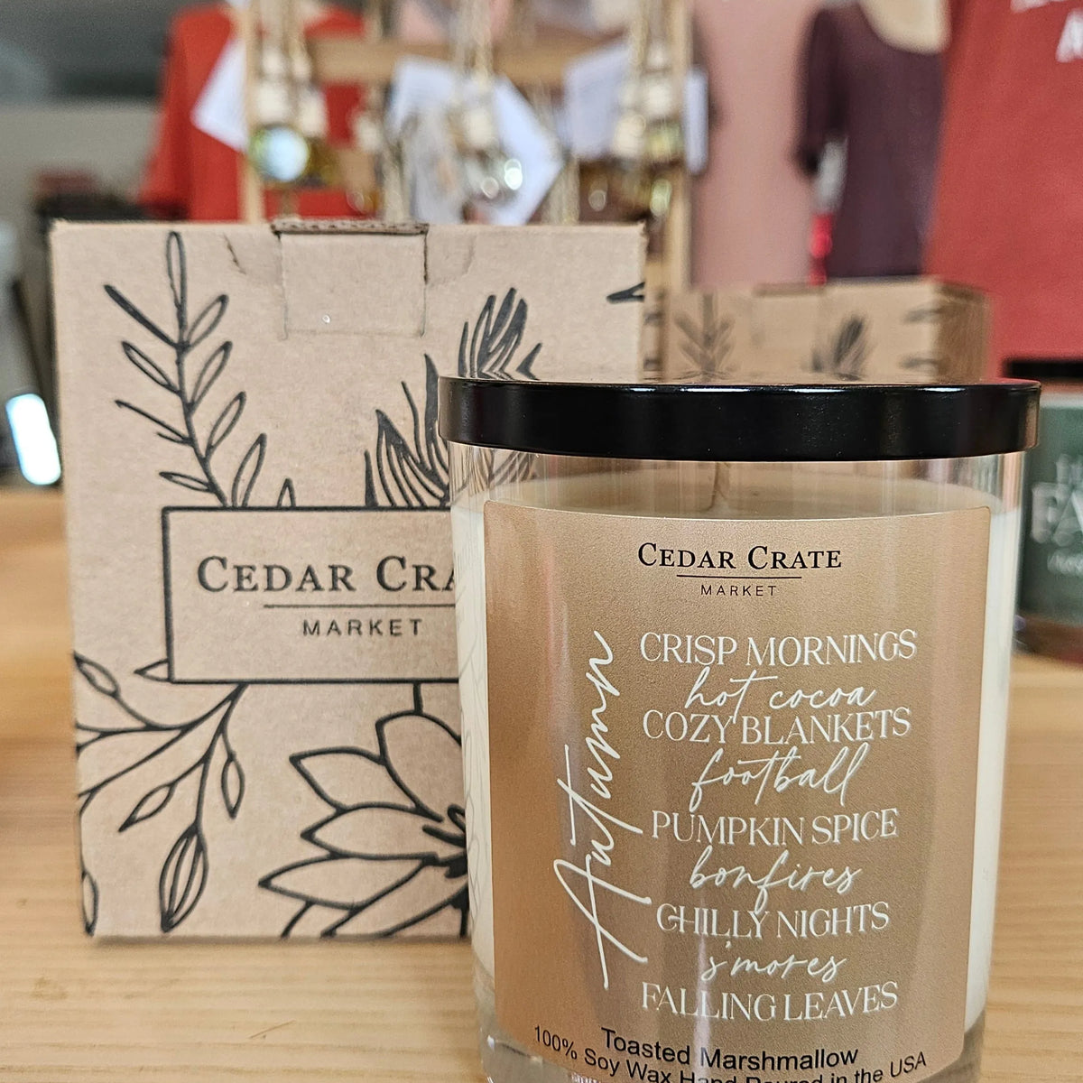 Shop Autumn Season | Toasted Marshmallow Soy Candle- at Ruby Joy Boutique, a Women's Clothing Store in Pickerington, Ohio