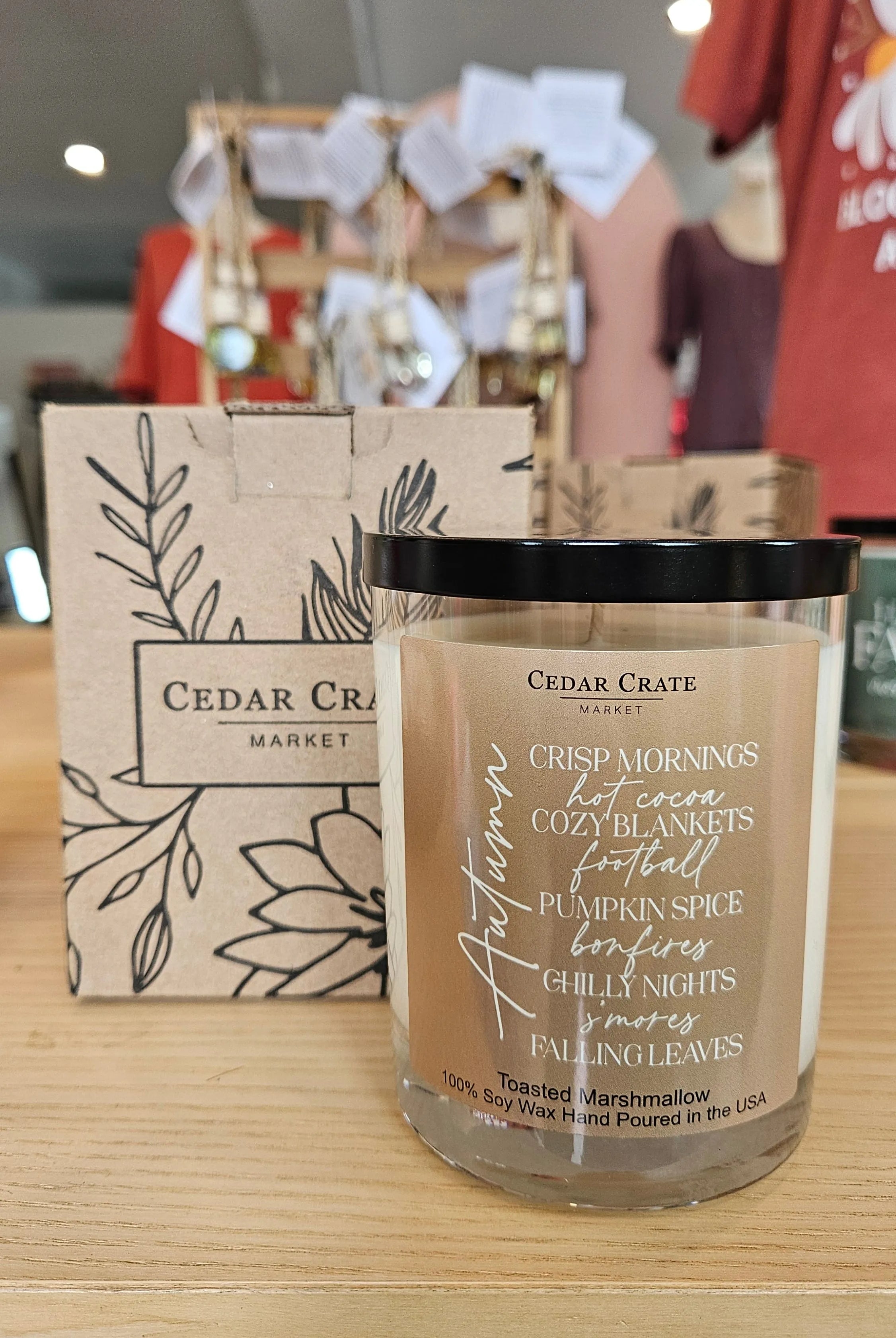 Shop Autumn Season | Toasted Marshmallow Soy Candle- at Ruby Joy Boutique, a Women's Clothing Store in Pickerington, Ohio