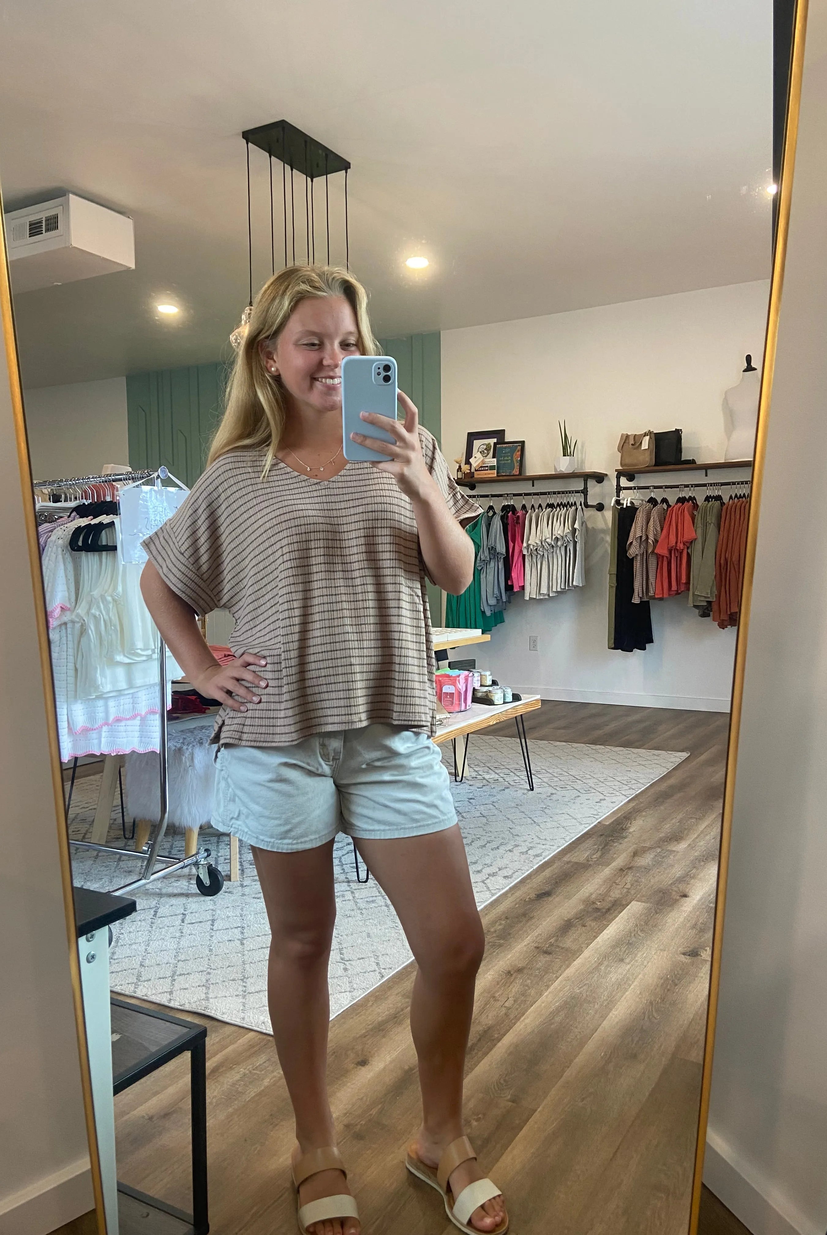 Shop Averi Striped Dolman Top- at Ruby Joy Boutique, a Women's Clothing Store in Pickerington, Ohio