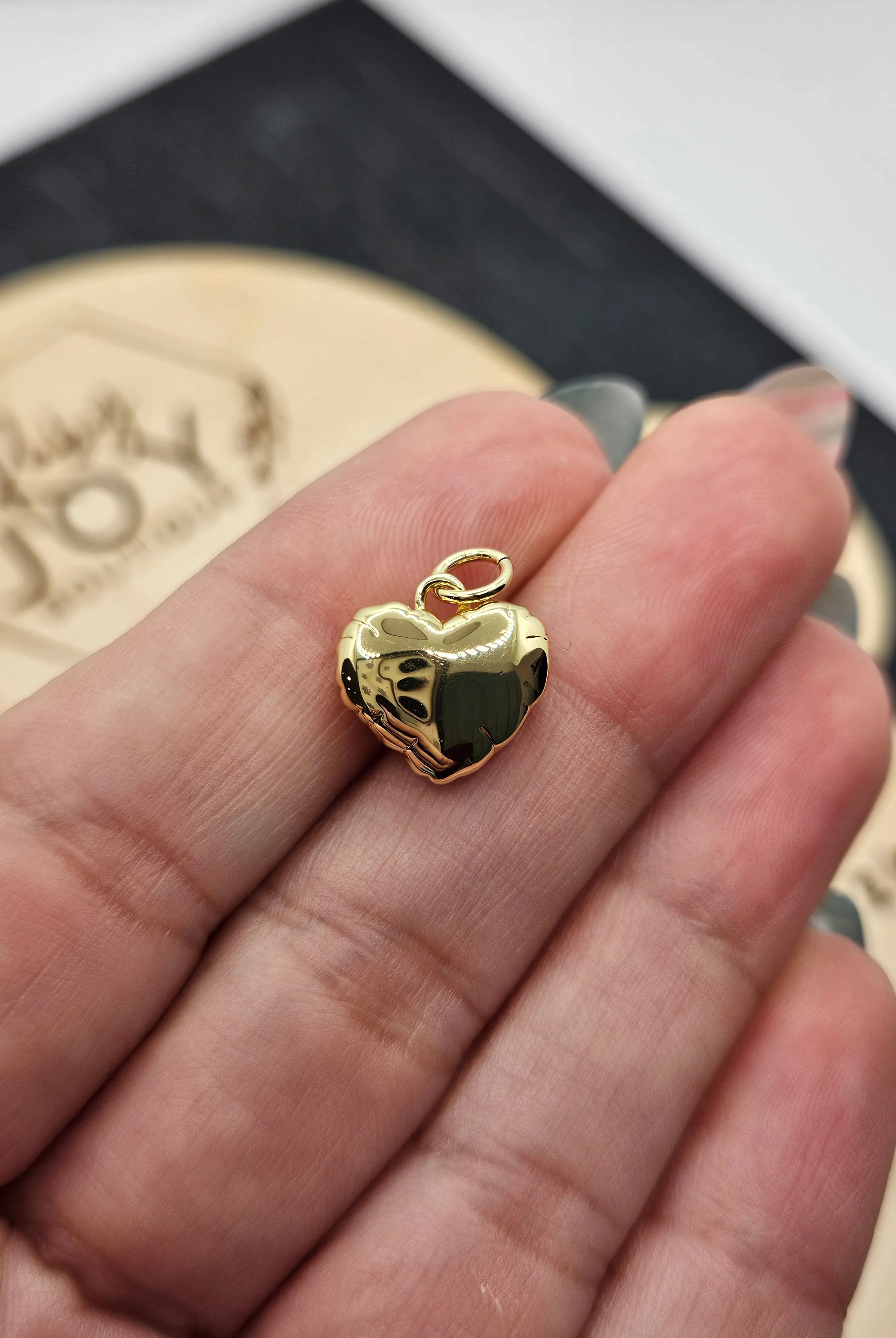 Shop Balloon Heart Charm- at Ruby Joy Boutique, a Women's Clothing Store in Pickerington, Ohio