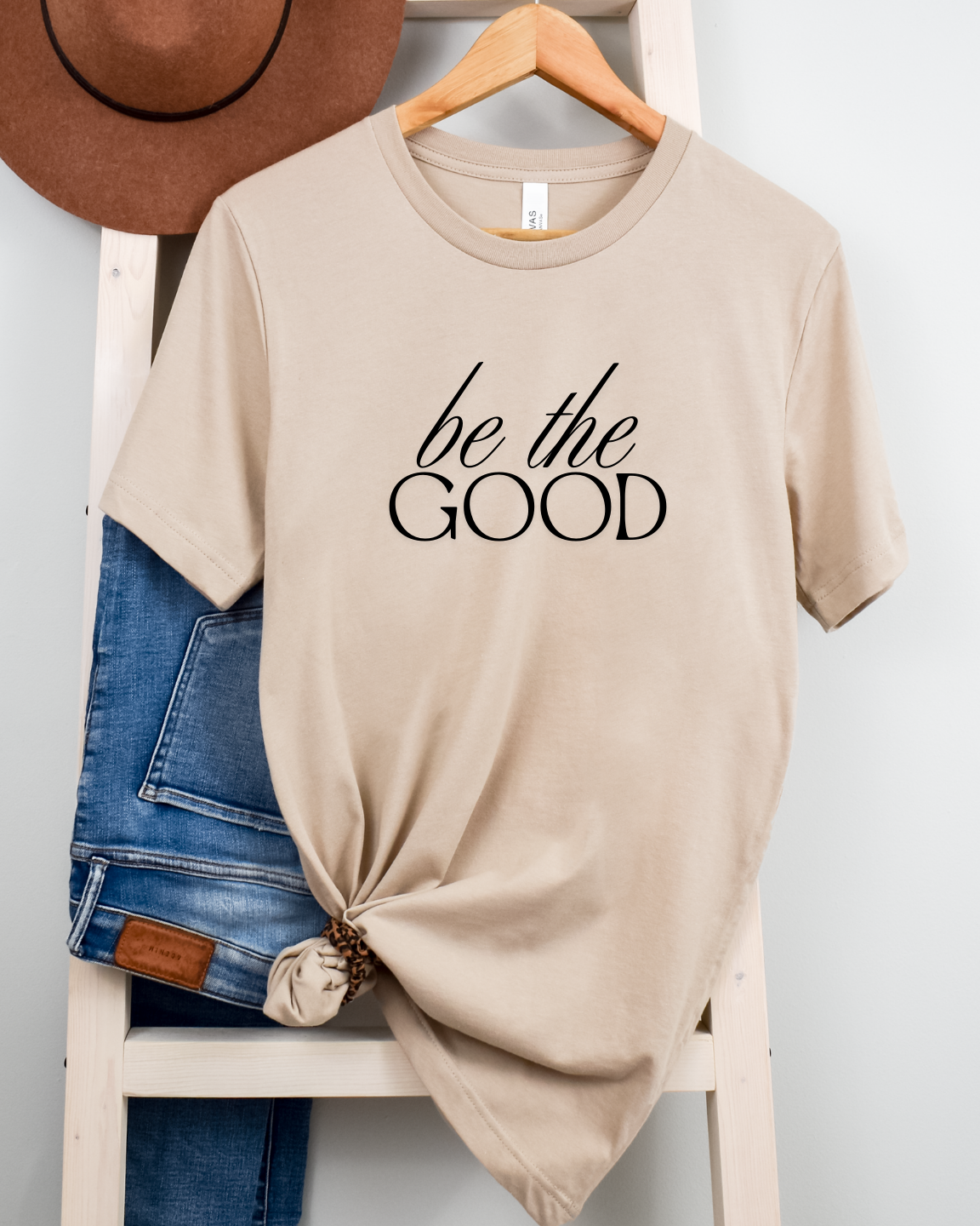 Shop Be The GOOD Graphic Top-Tee at Ruby Joy Boutique, a Women's Clothing Store in Pickerington, Ohio
