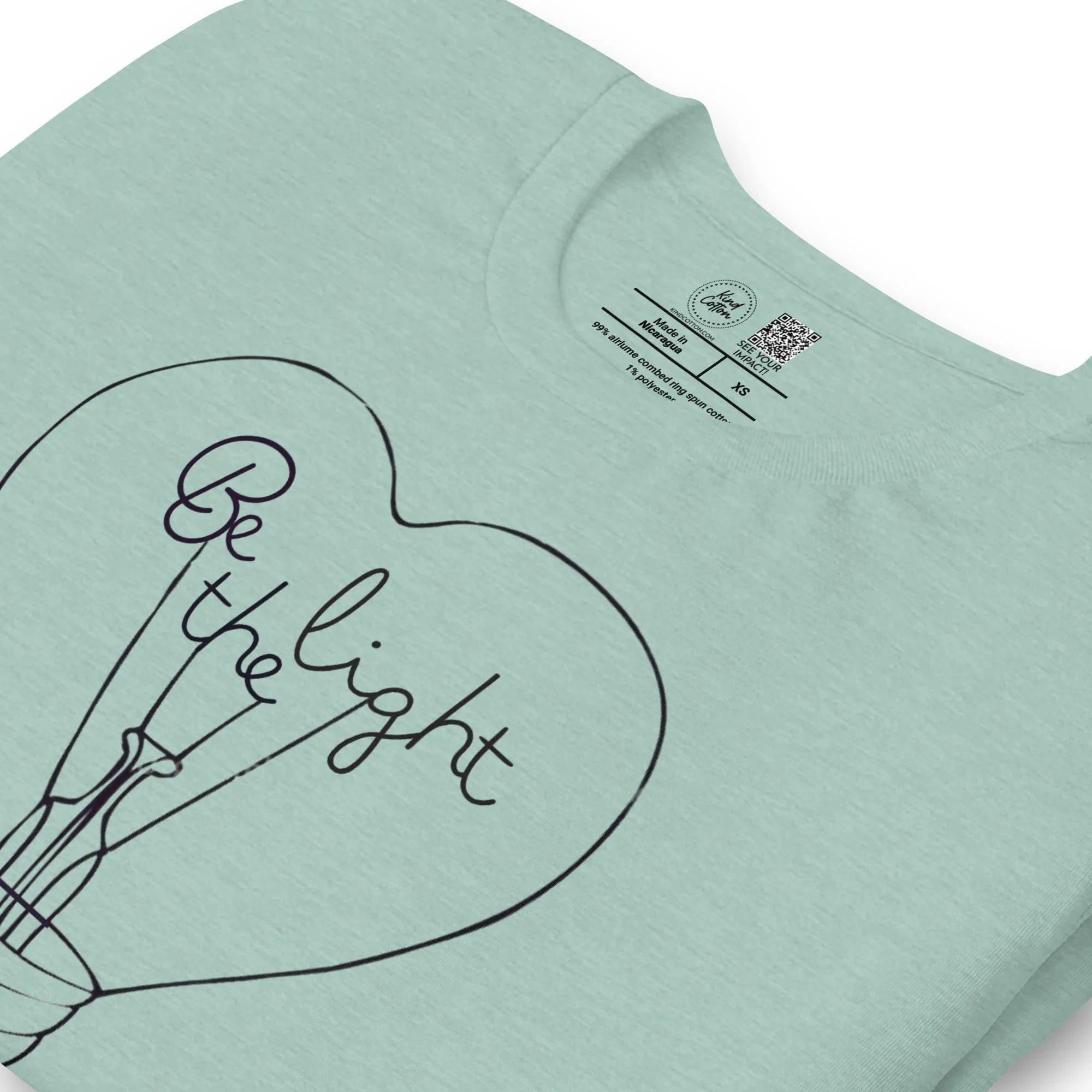 Shop Be The Light Classic Tee | Kind Cotton- at Ruby Joy Boutique, a Women's Clothing Store in Pickerington, Ohio