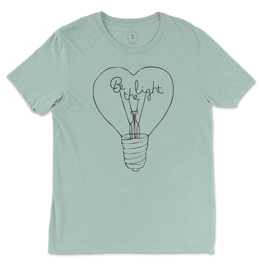 Shop Be The Light Classic Tee | Kind Cotton- at Ruby Joy Boutique, a Women's Clothing Store in Pickerington, Ohio