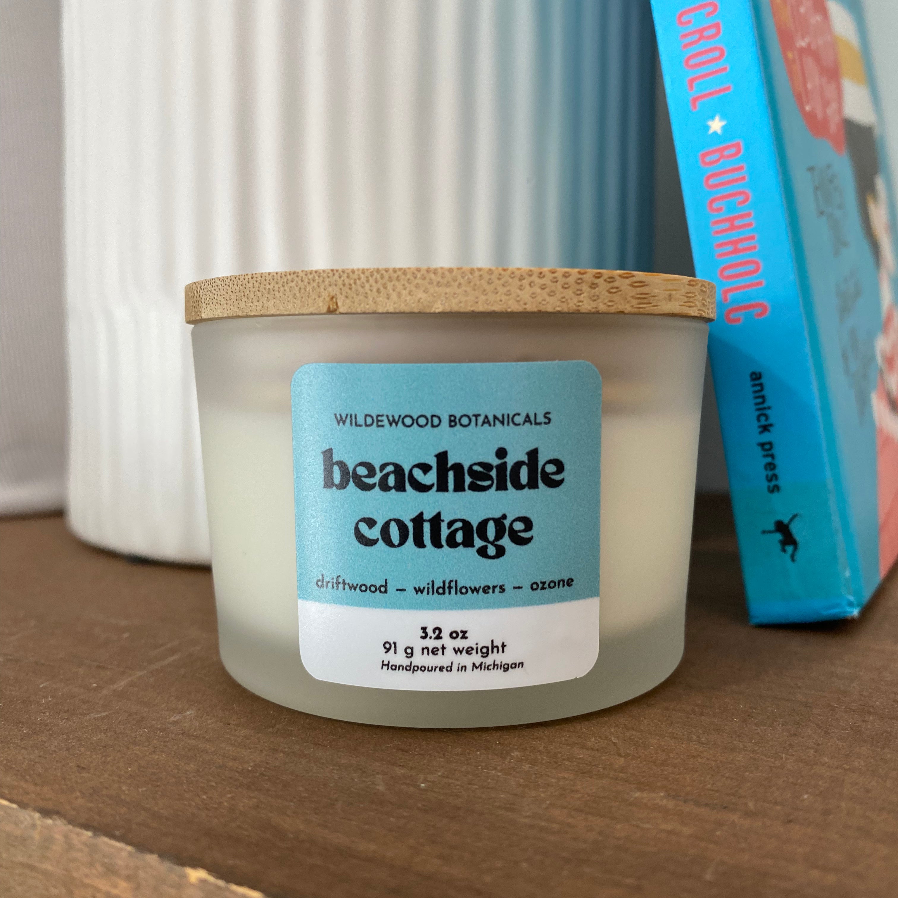 Shop Beachside Cottage Mini Soy Candle- at Ruby Joy Boutique, a Women's Clothing Store in Pickerington, Ohio