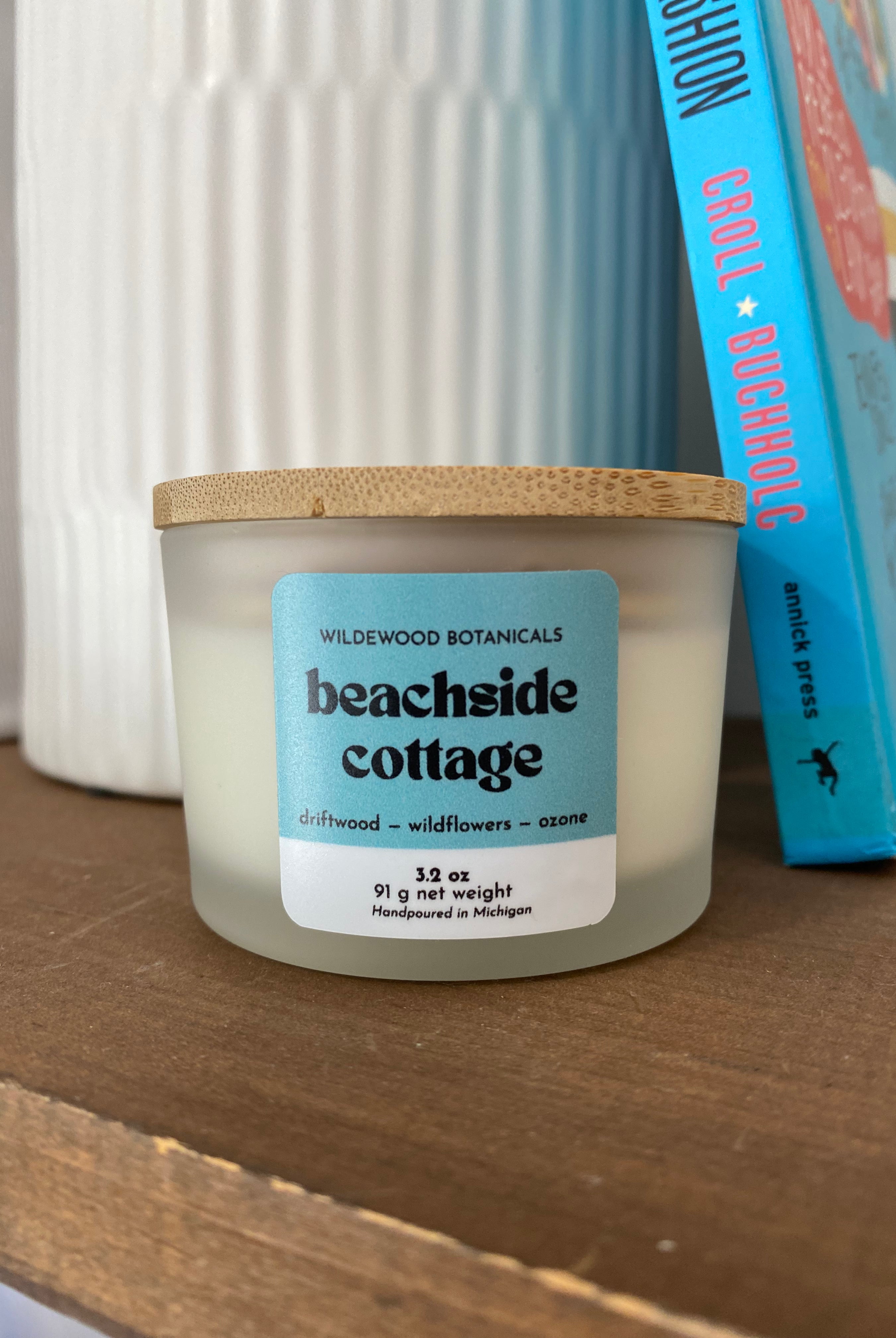 Shop Beachside Cottage Mini Soy Candle- at Ruby Joy Boutique, a Women's Clothing Store in Pickerington, Ohio