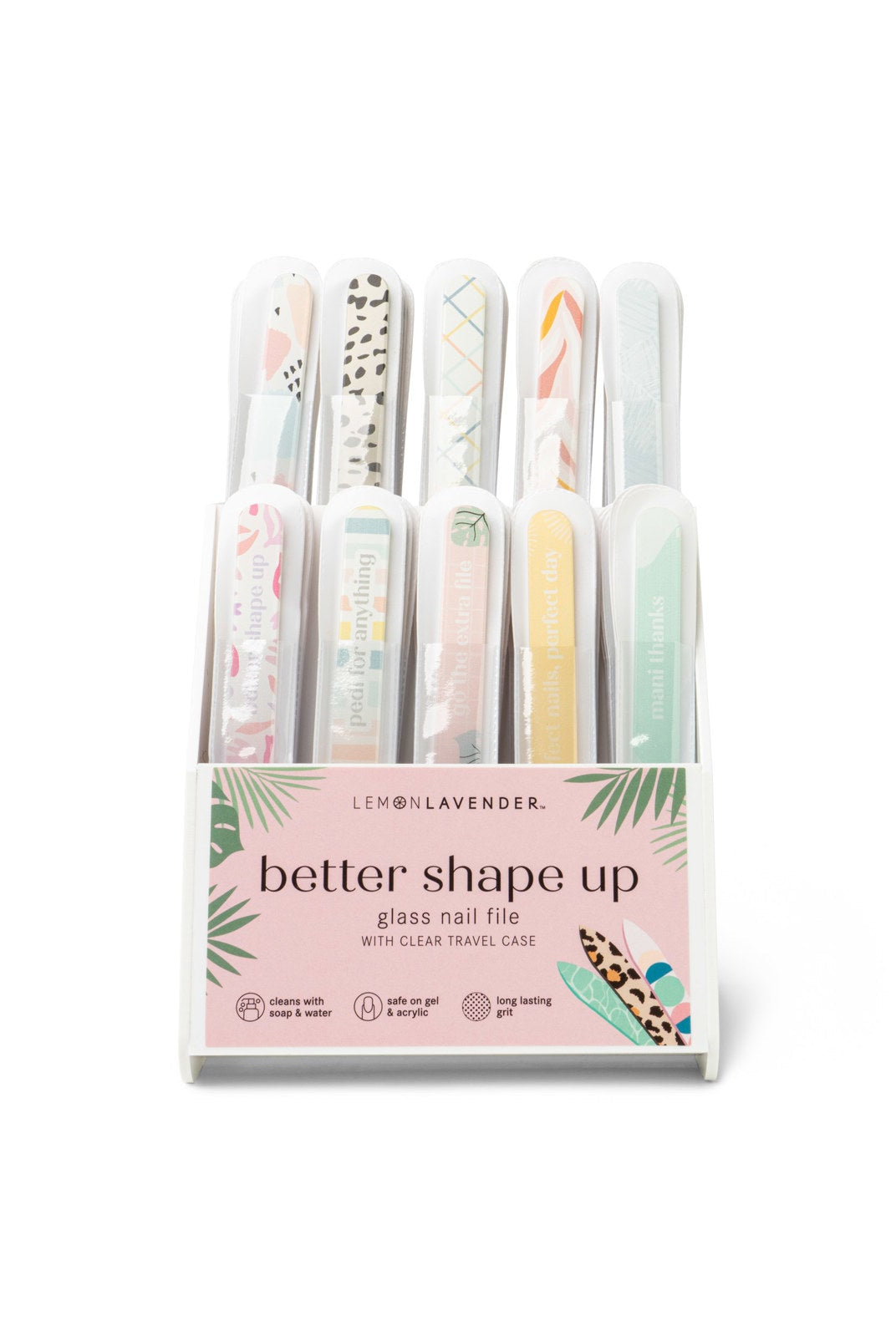Shop Better Shape Up Glass Nail Files-Nail Care at Ruby Joy Boutique, a Women's Clothing Store in Pickerington, Ohio