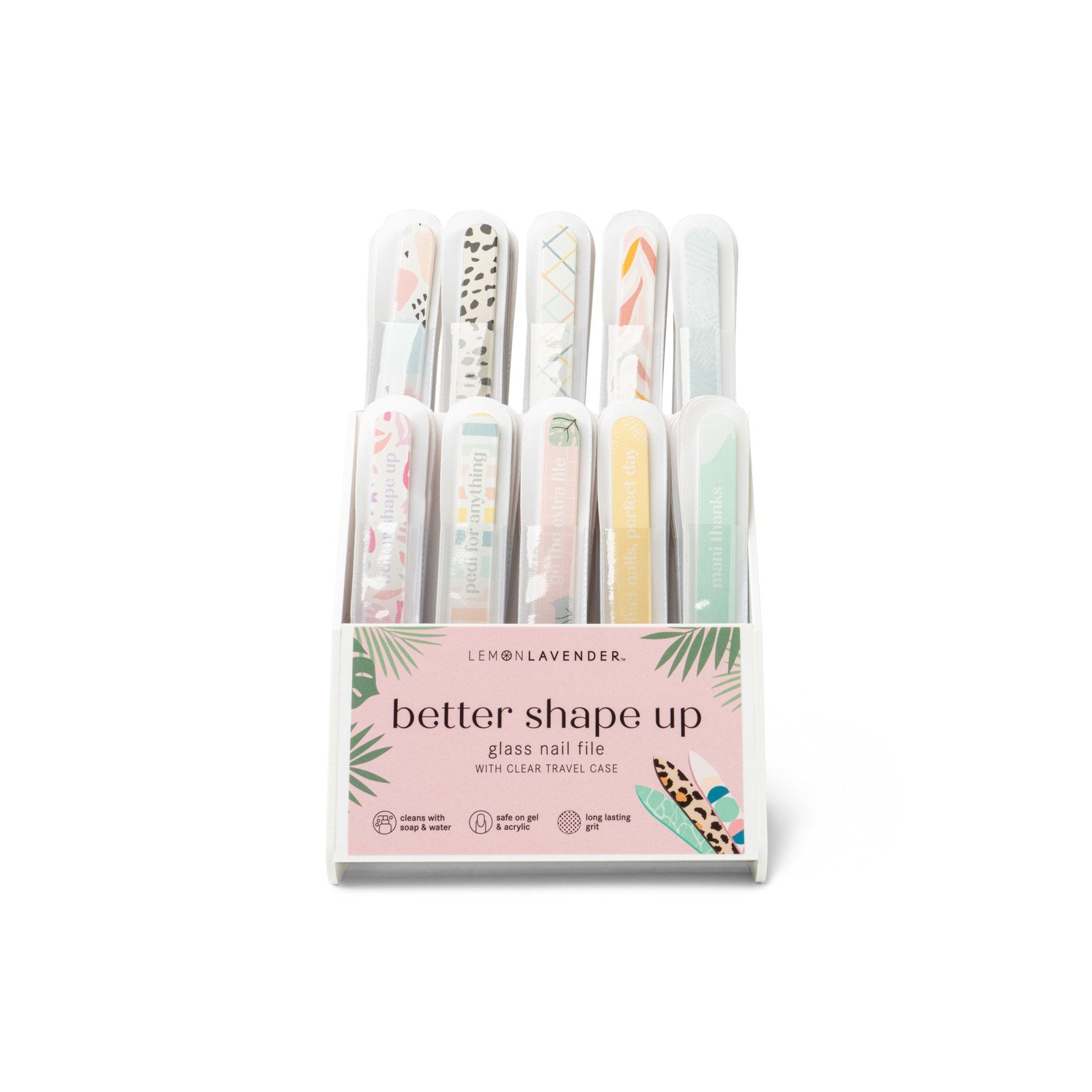 Shop Better Shape Up Glass Nail Files-Nail Care at Ruby Joy Boutique, a Women's Clothing Store in Pickerington, Ohio