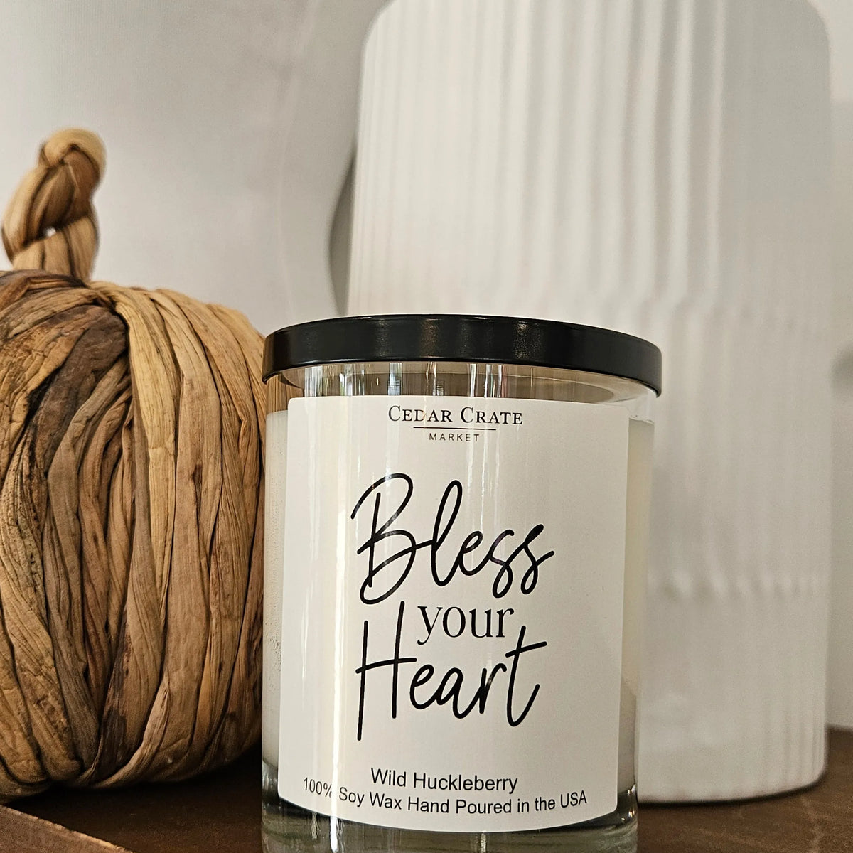 Shop Bless Your Heart | Wild Huckleberry Soy Candle- at Ruby Joy Boutique, a Women's Clothing Store in Pickerington, Ohio