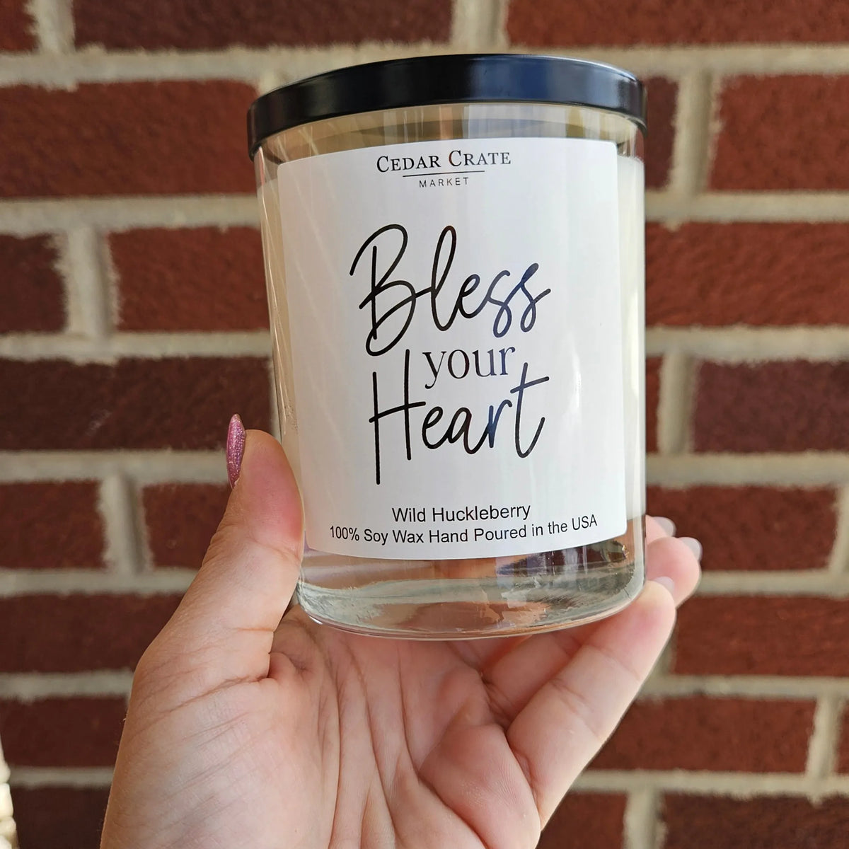 Shop Bless Your Heart | Wild Huckleberry Soy Candle- at Ruby Joy Boutique, a Women's Clothing Store in Pickerington, Ohio