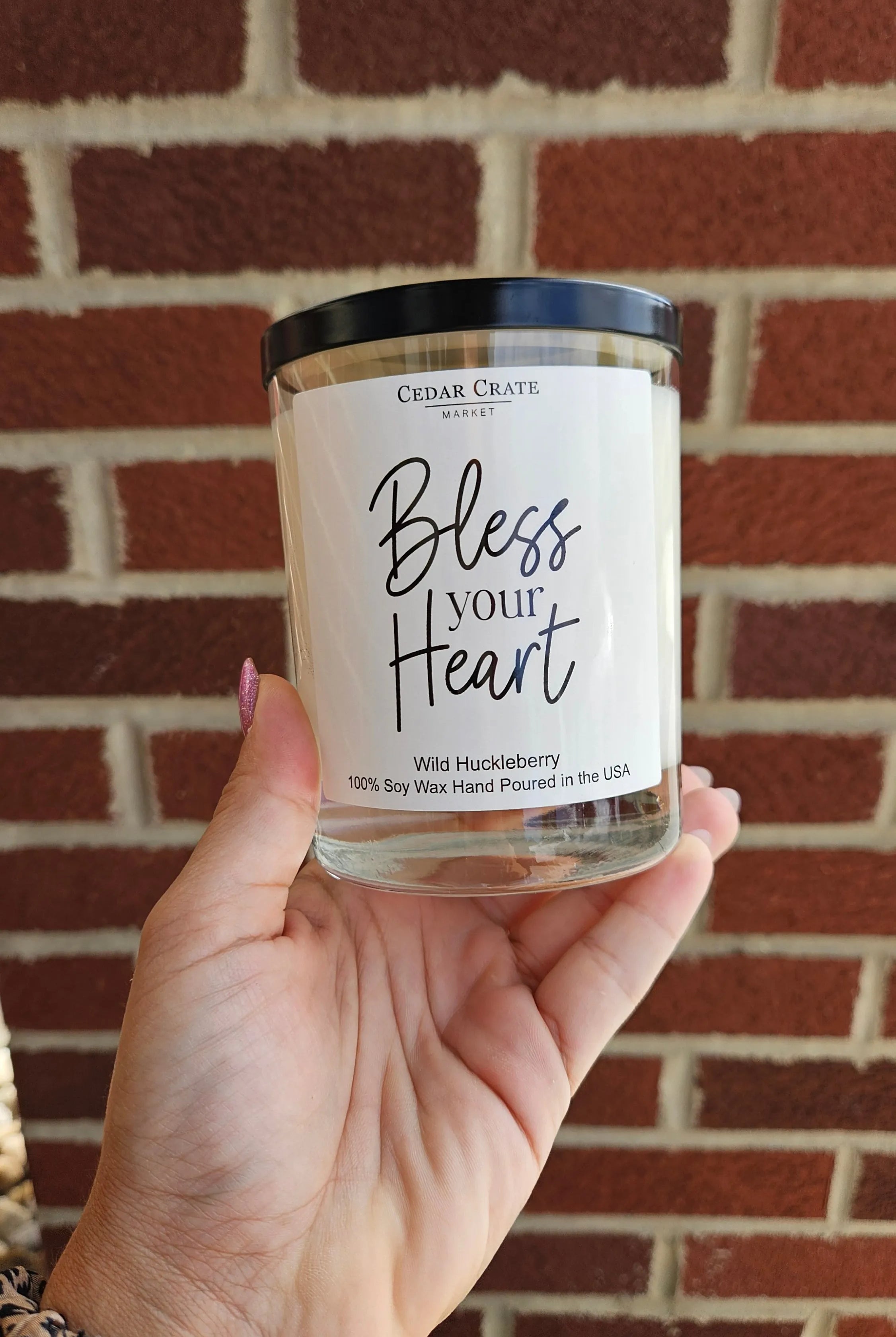 Shop Bless Your Heart | Wild Huckleberry Soy Candle- at Ruby Joy Boutique, a Women's Clothing Store in Pickerington, Ohio