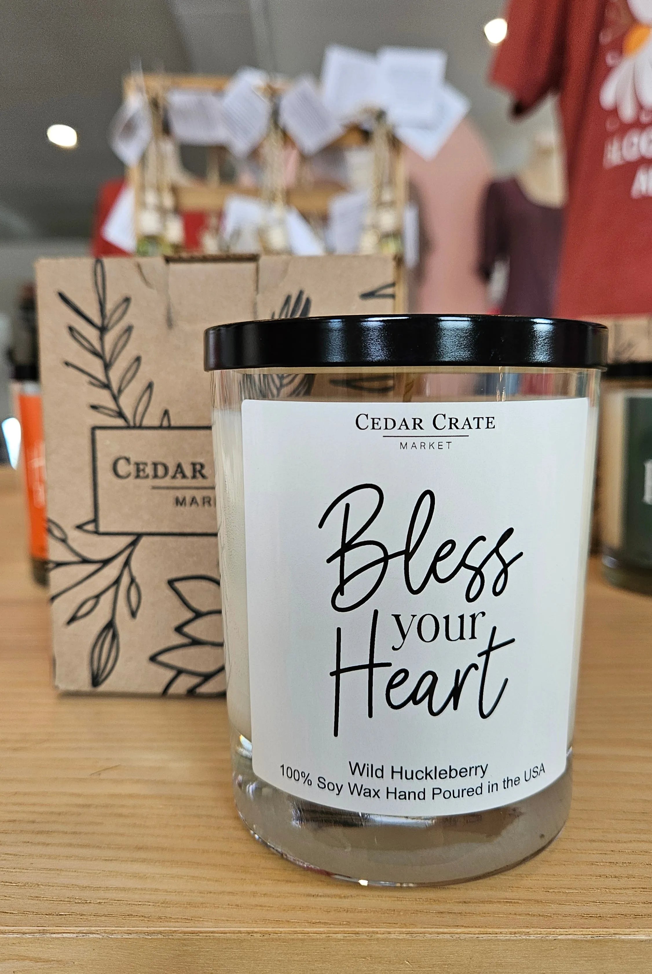 Shop Bless Your Heart | Wild Huckleberry Soy Candle- at Ruby Joy Boutique, a Women's Clothing Store in Pickerington, Ohio